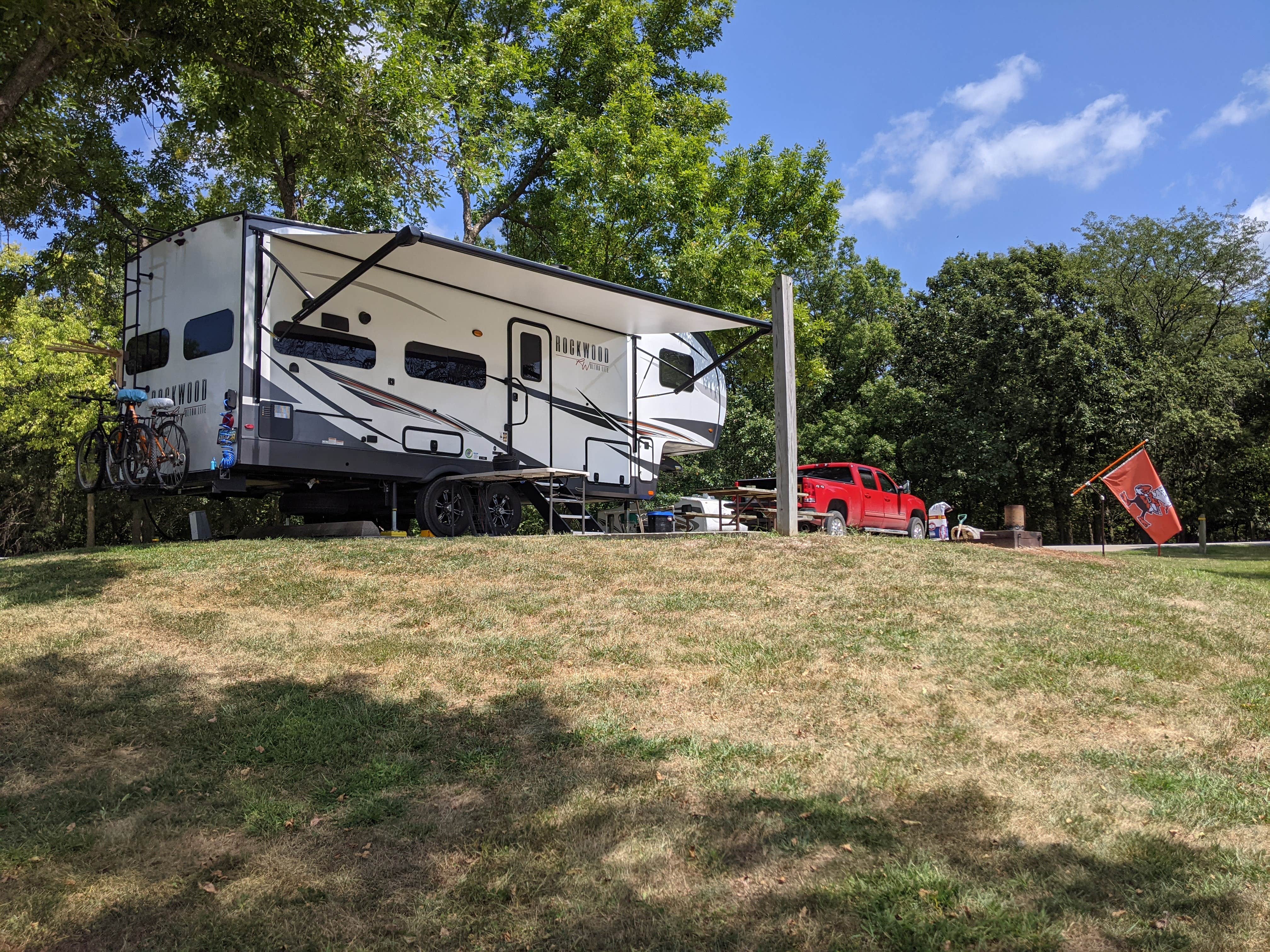 Camper submitted image from Long Branch State Park Campground - 1