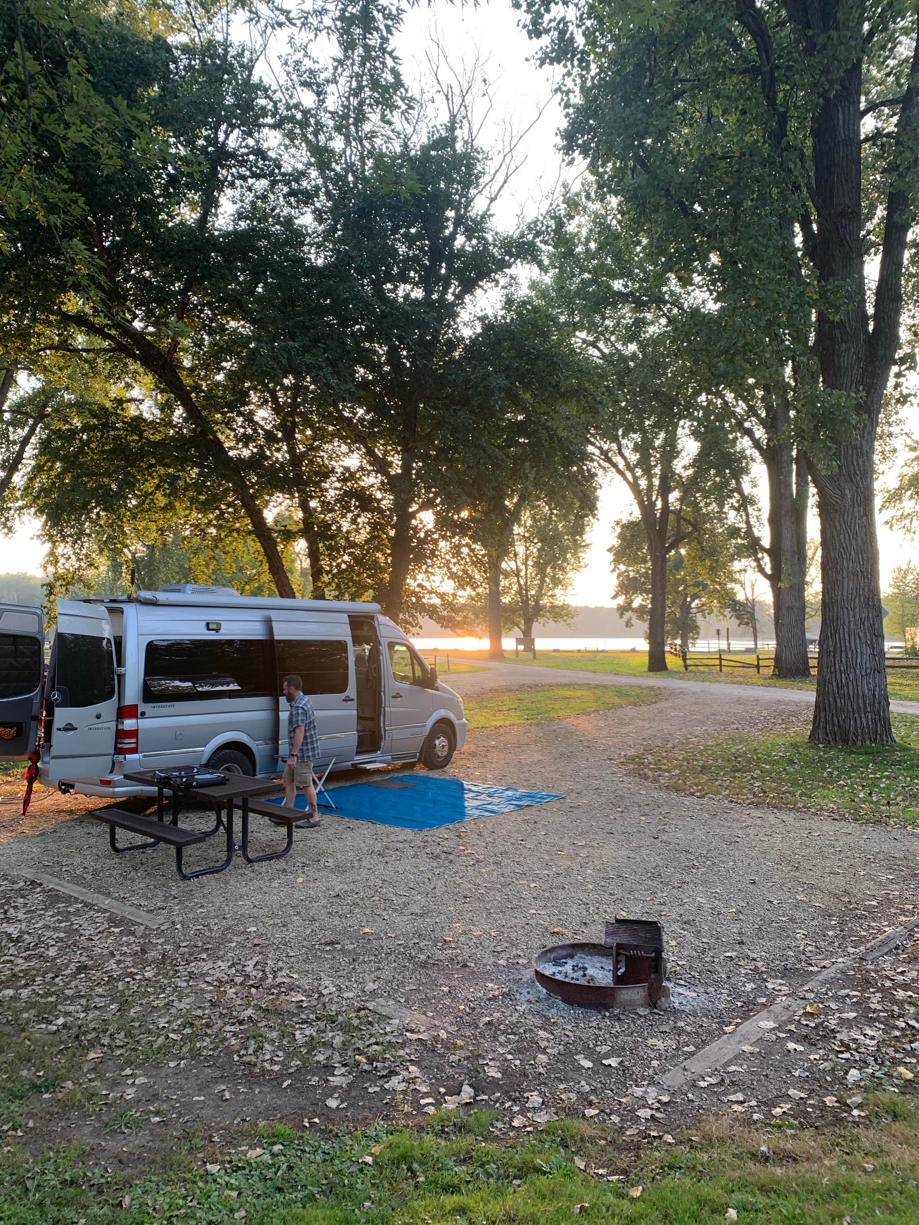 Mark G.'s photo of rv camping at Blackhawk Park near New Albin, IA