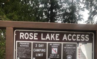 Camping near Bull Run Access Dispersed: Rose Lake, Cataldo, Idaho