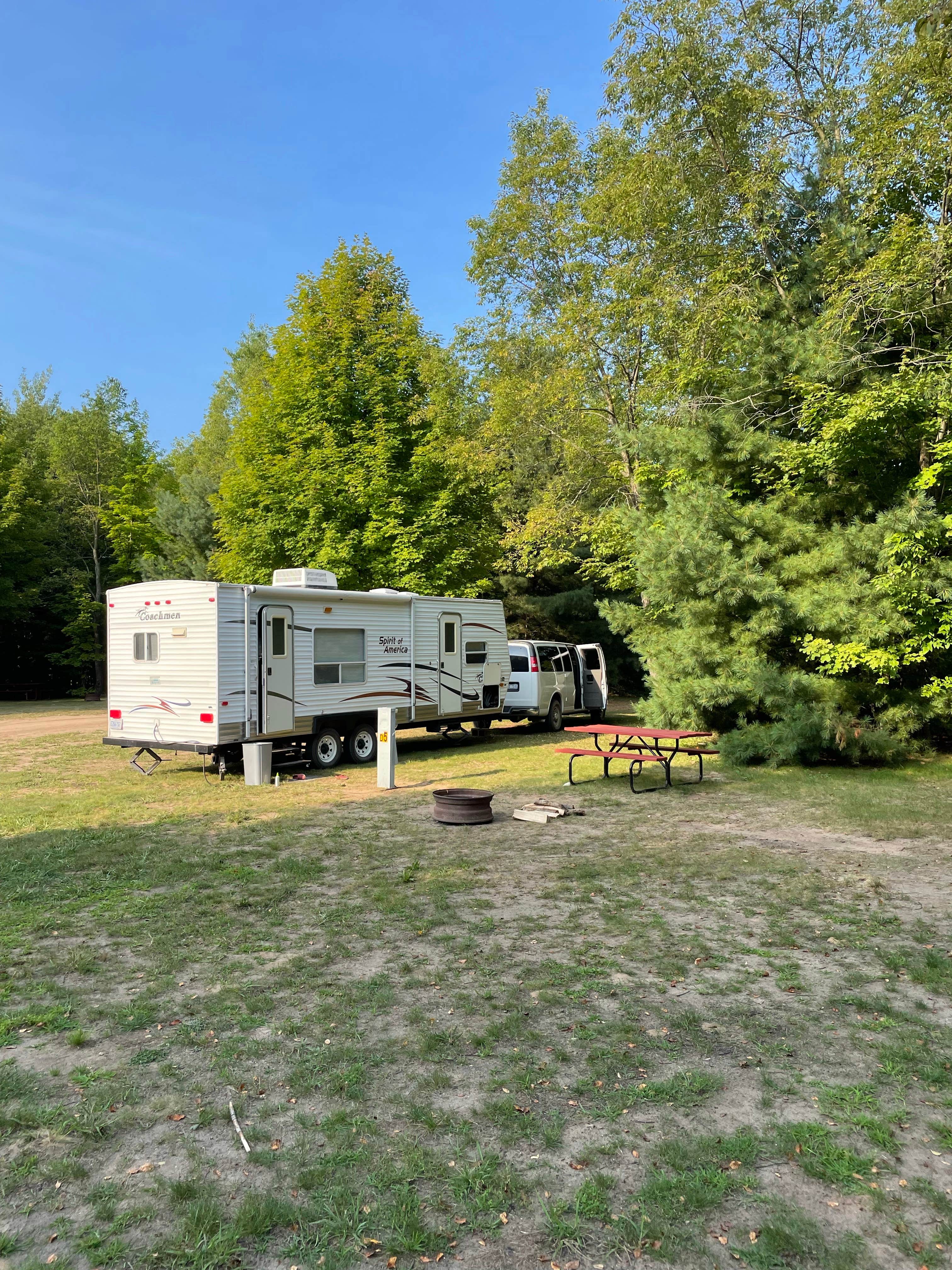 Matthew E.'s photo of rv camping at Kampvilla Park, LLC near Ludington, MI