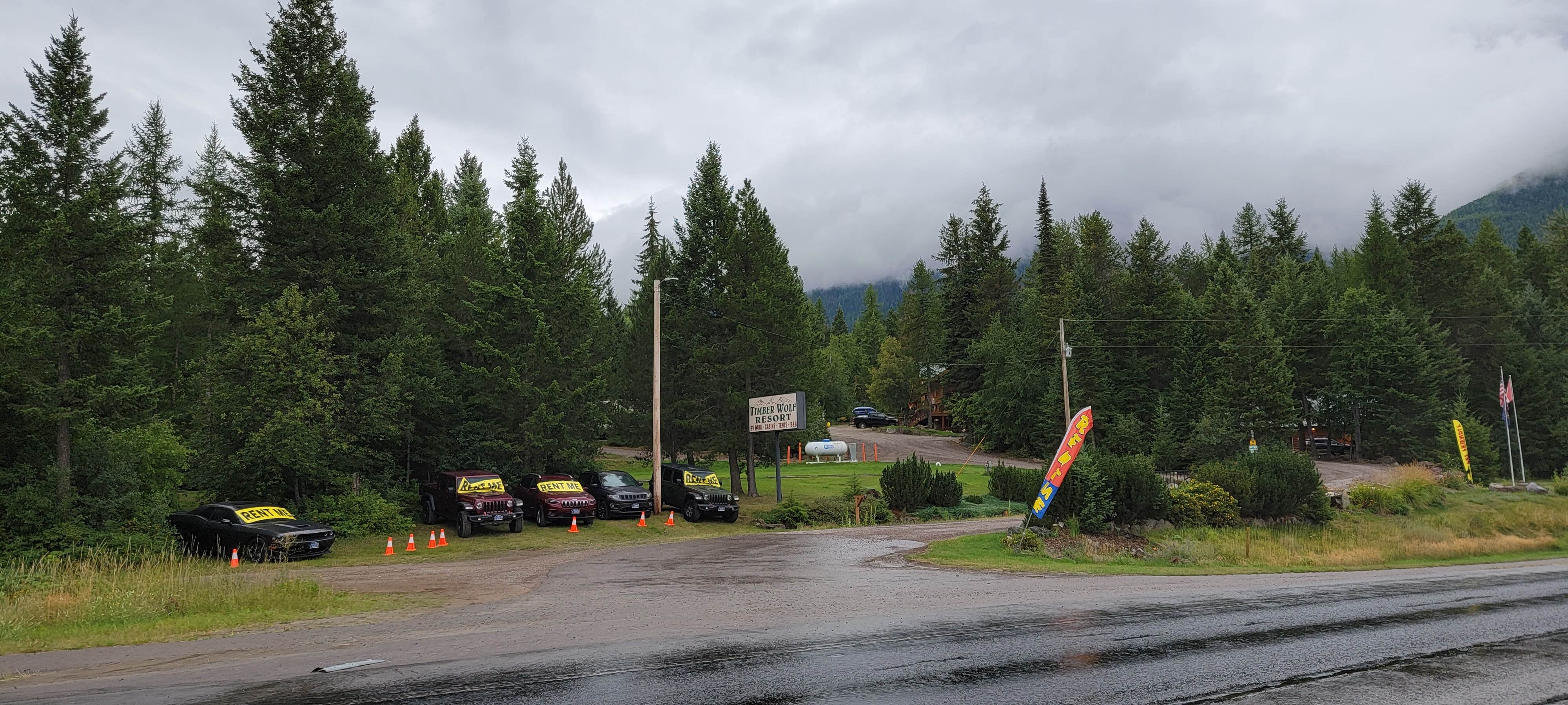 Camper-submitted photo at Timber Wolf Resort near Coram, MT