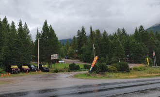 Camping near K-M: Glacier's RV Park & Campground: Timber Wolf Resort, Hungry Horse, Montana