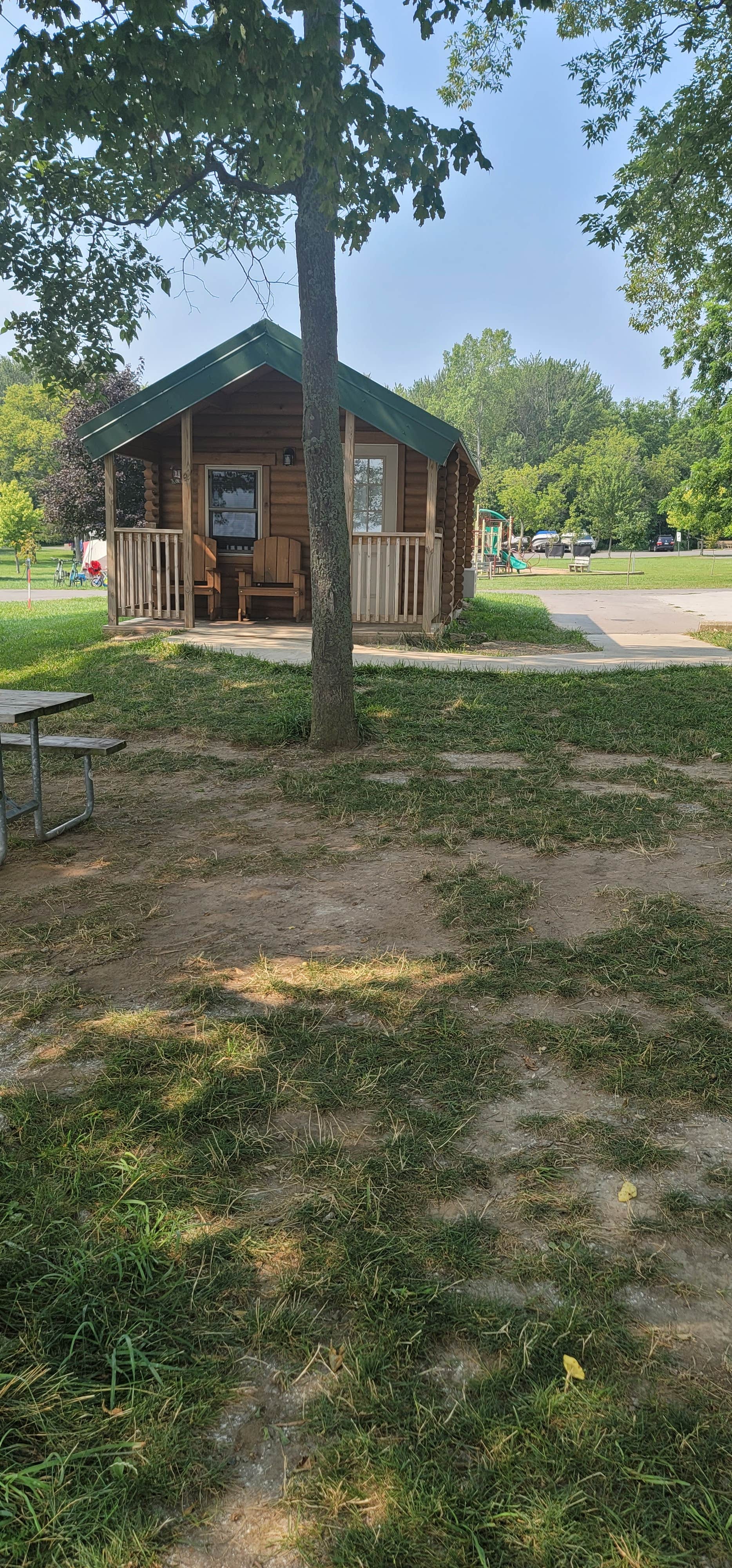 Amanda S.'s photo of a cabin at Kelleys Island State Park Campground near Clyde, OH