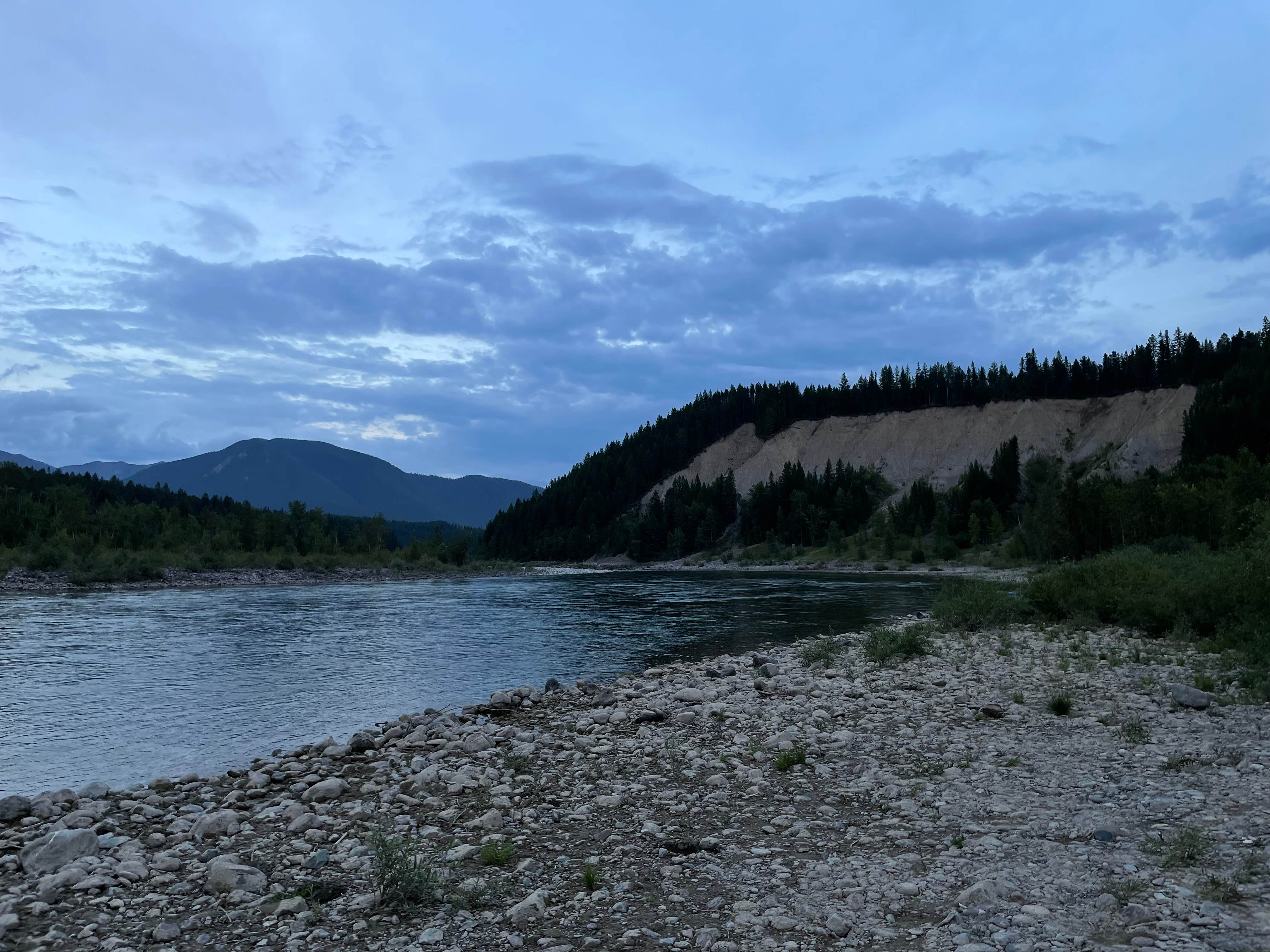 John H.'s photo of a dispersed camping area at Blankenship Bridge - Dispersed Camping near Martin City, MT