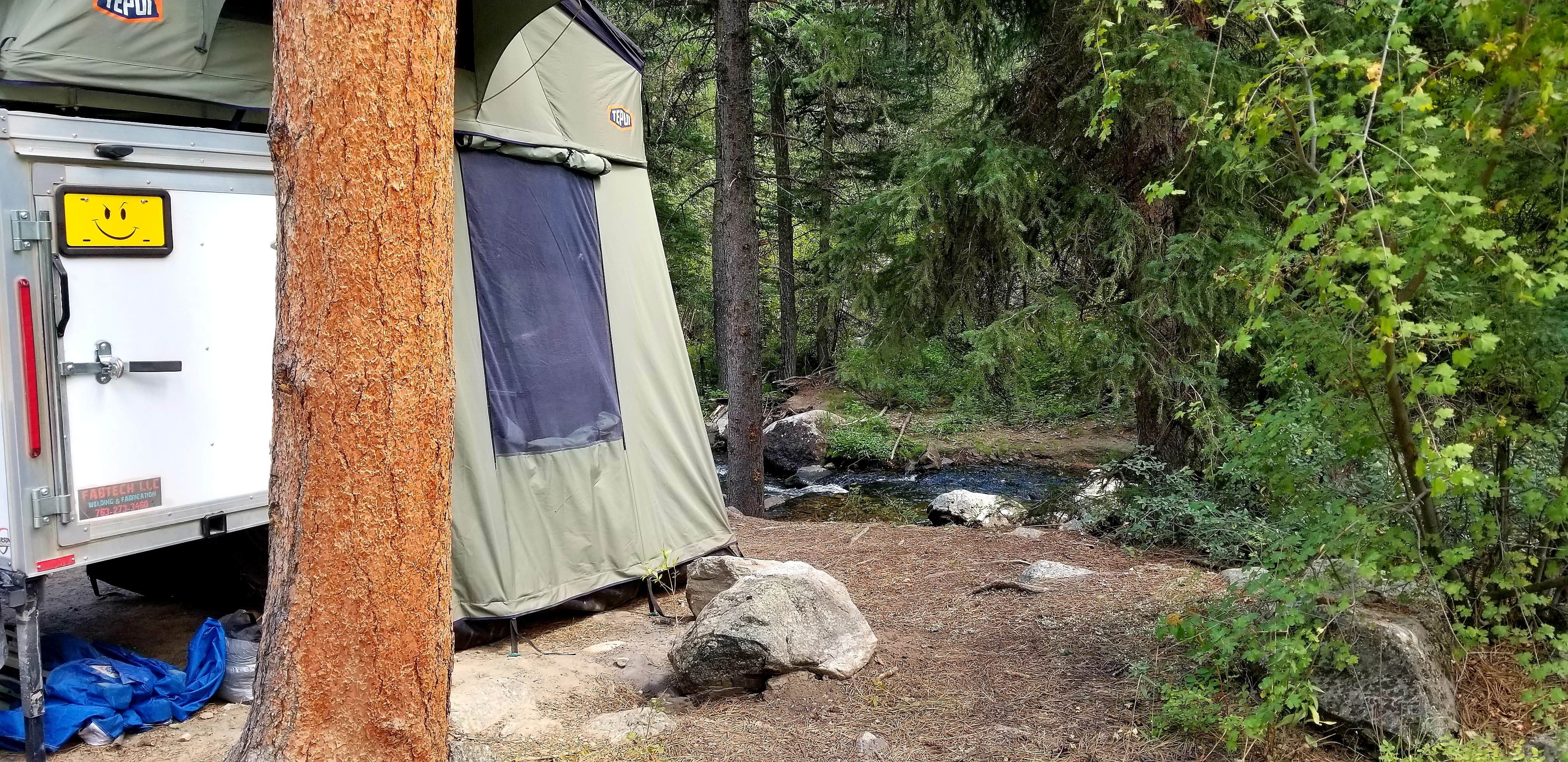 Jason W.'s photo of tent camping at Crazy Woman Canyon Road - dispersed camping near Wolf, WY