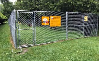 Jackie F.'s photo of camping with pets at KOA Campground New Tripoli in Pennsylvania