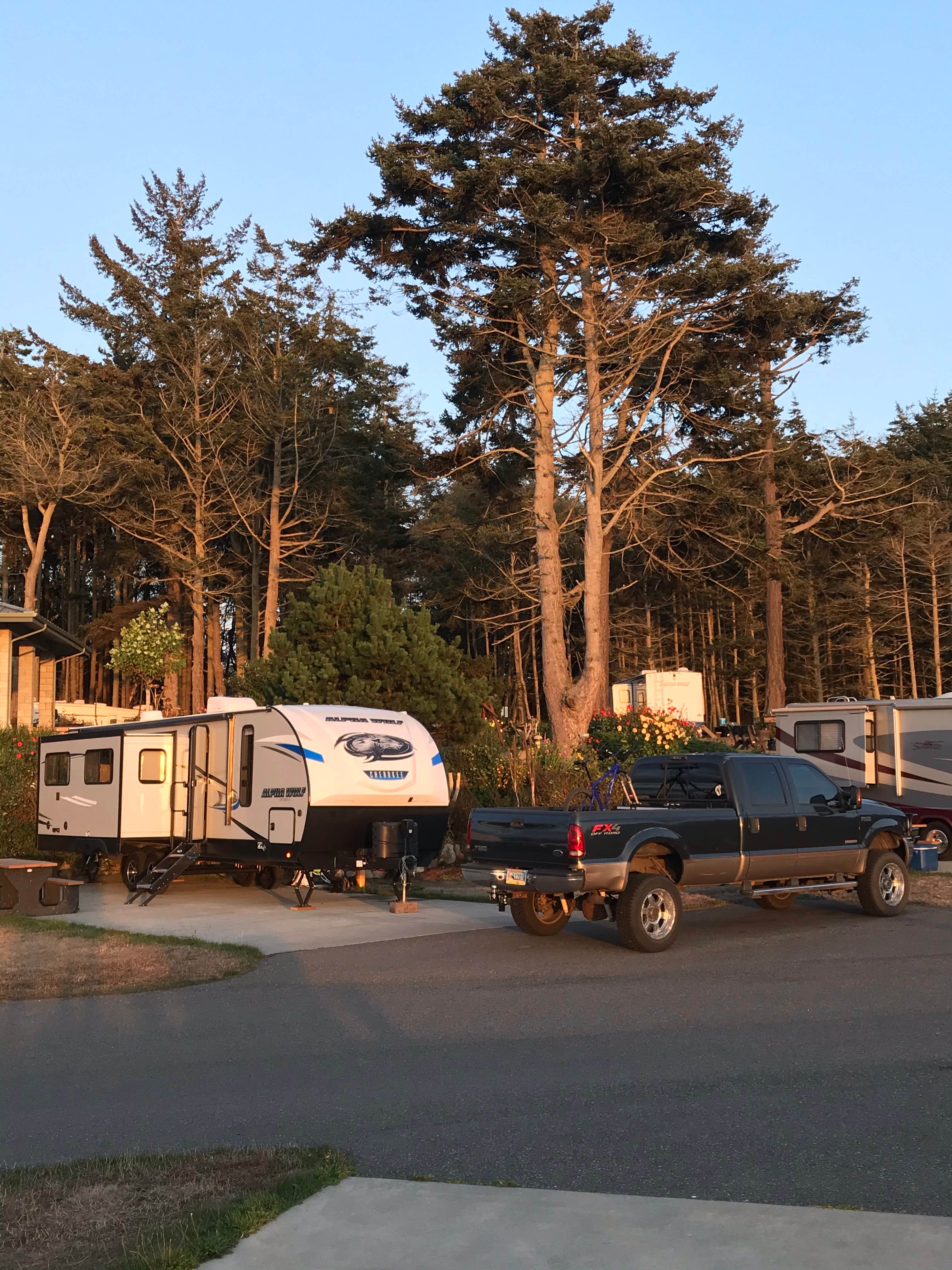 Paul L.'s photo of rv camping at Cliffside RV Park - Military near Coupeville, WA