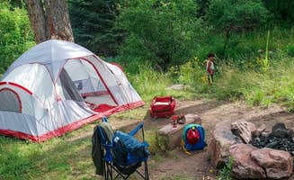 Noah E.'s photo of tent camping at Smith Creek Campground near Cañon City, CO