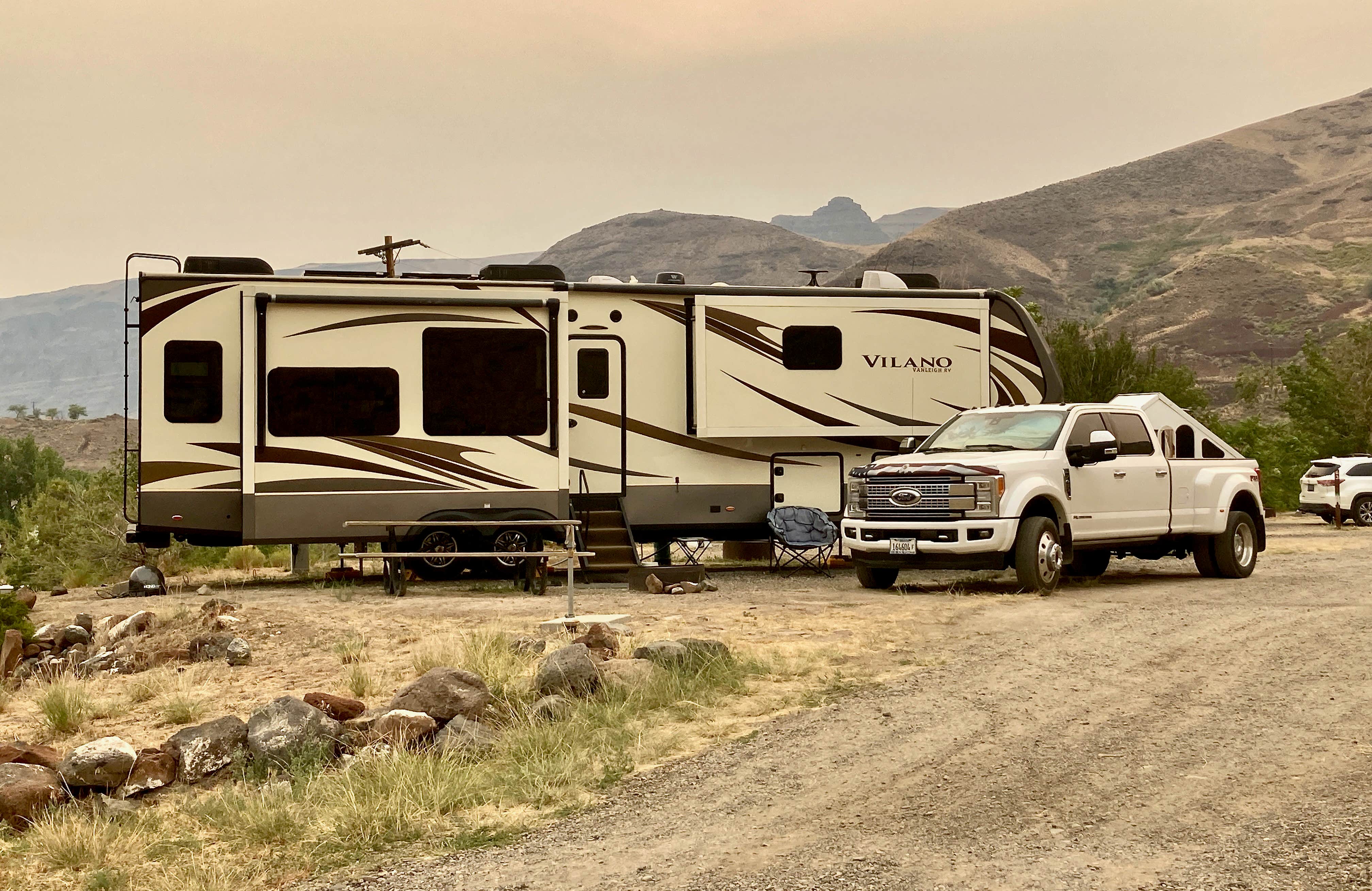 MickandKarla W.'s photo of rv camping at Indian Creek Campground — Lake Owyhee State Park near Jordan Valley, OR