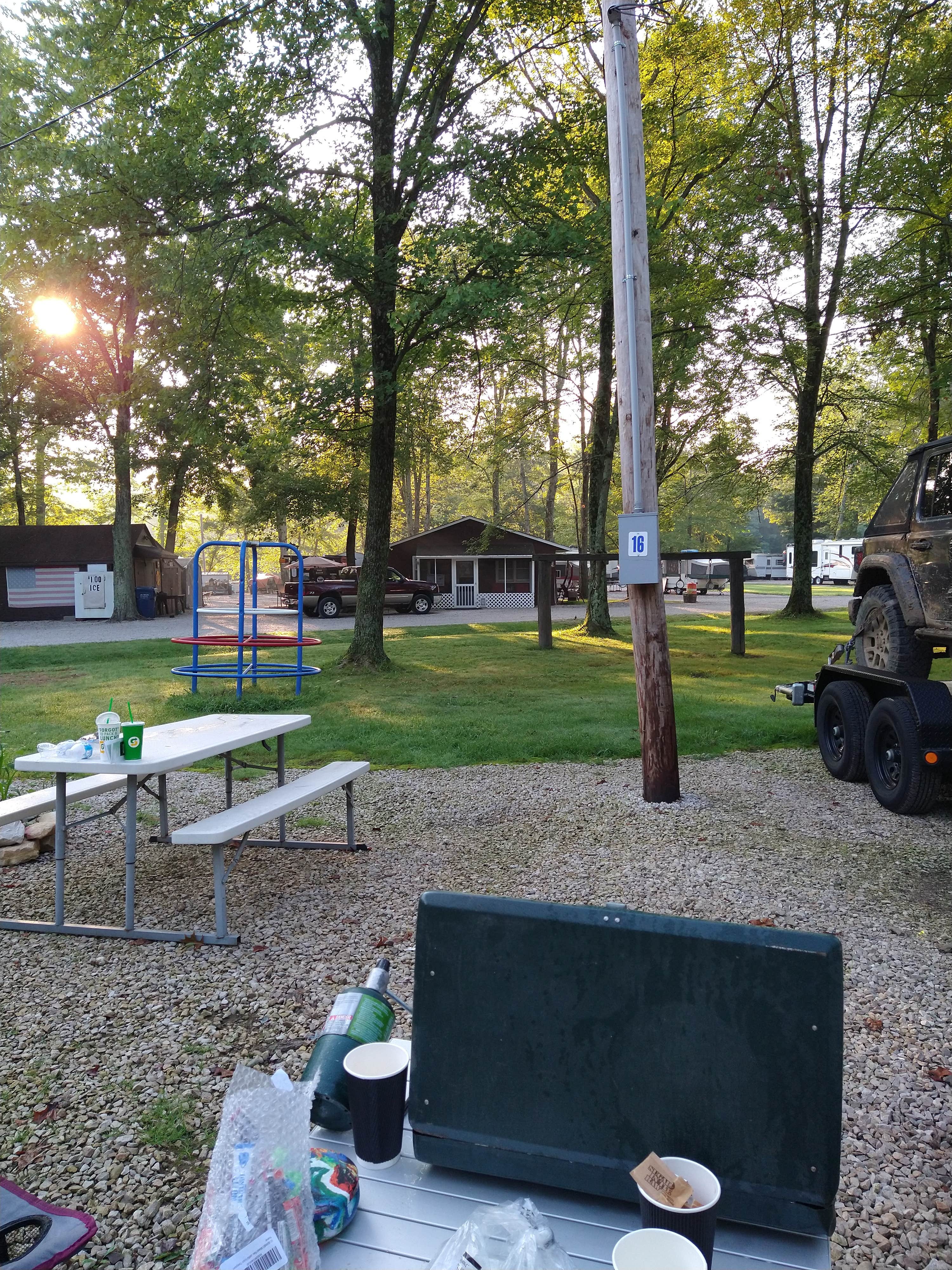 Camper-submitted photo at Sunset Park & Lake Campground near Dugger, IN