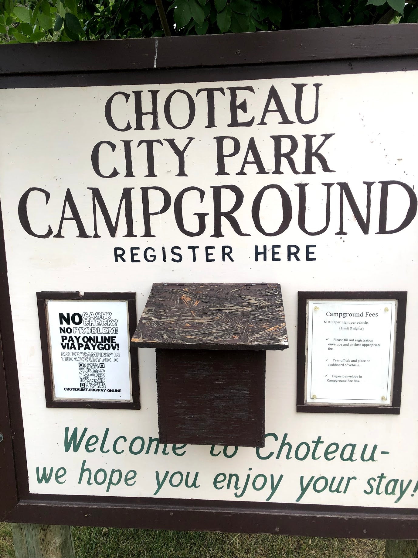 Camper submitted image from Choteau City Park - 1