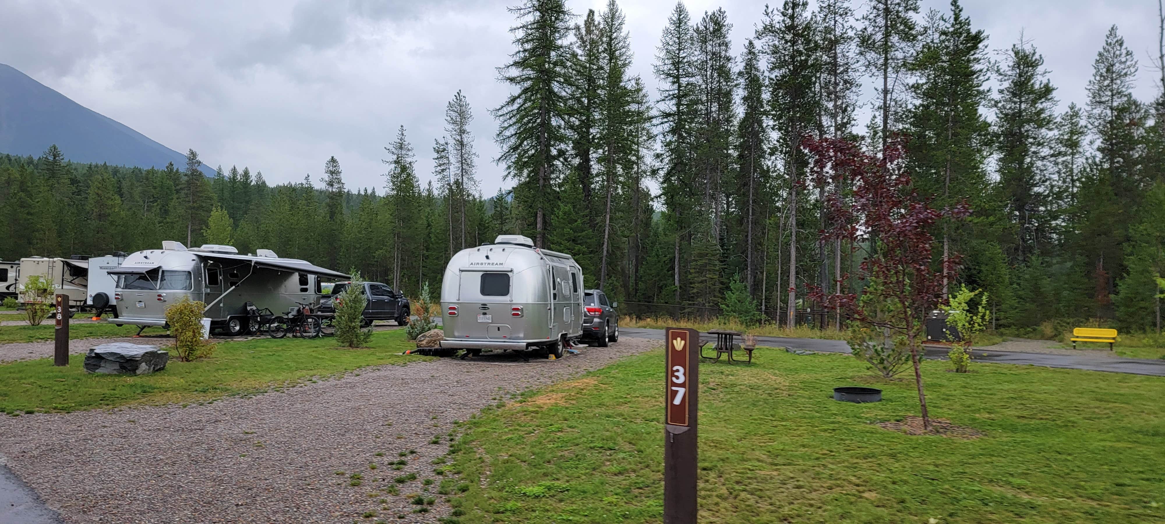 Nancy C.'s photo of rv camping at West Glacier RV & Cabin Resort near Siyeh Bend, MT