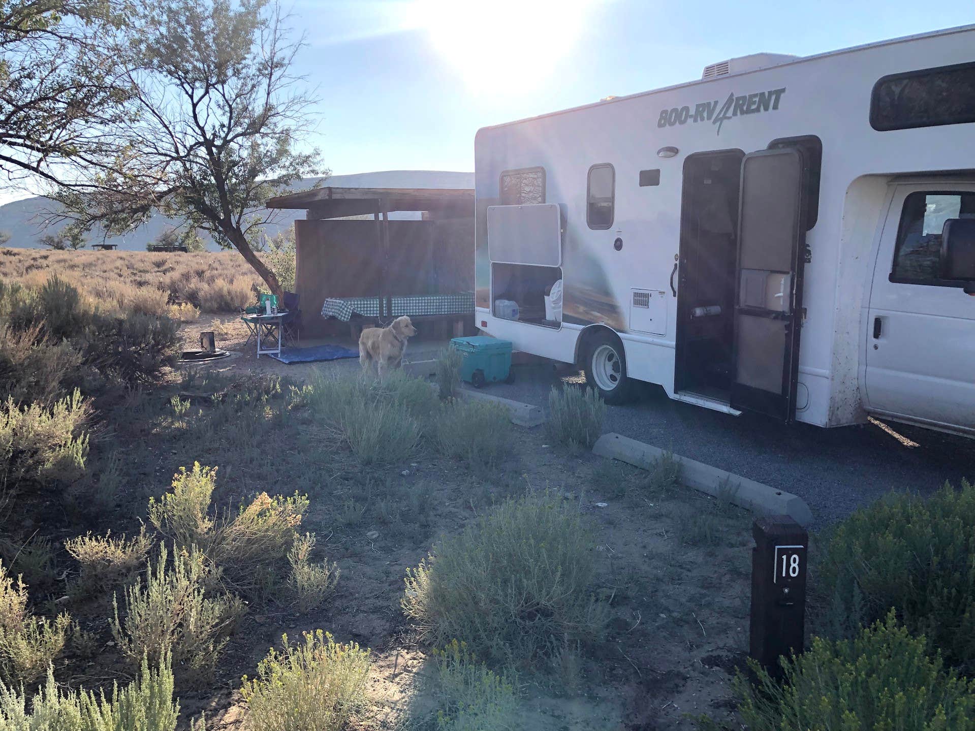 Austin C.'s photo of rv camping at Firehole Canyon Campground near Rock Springs, WY