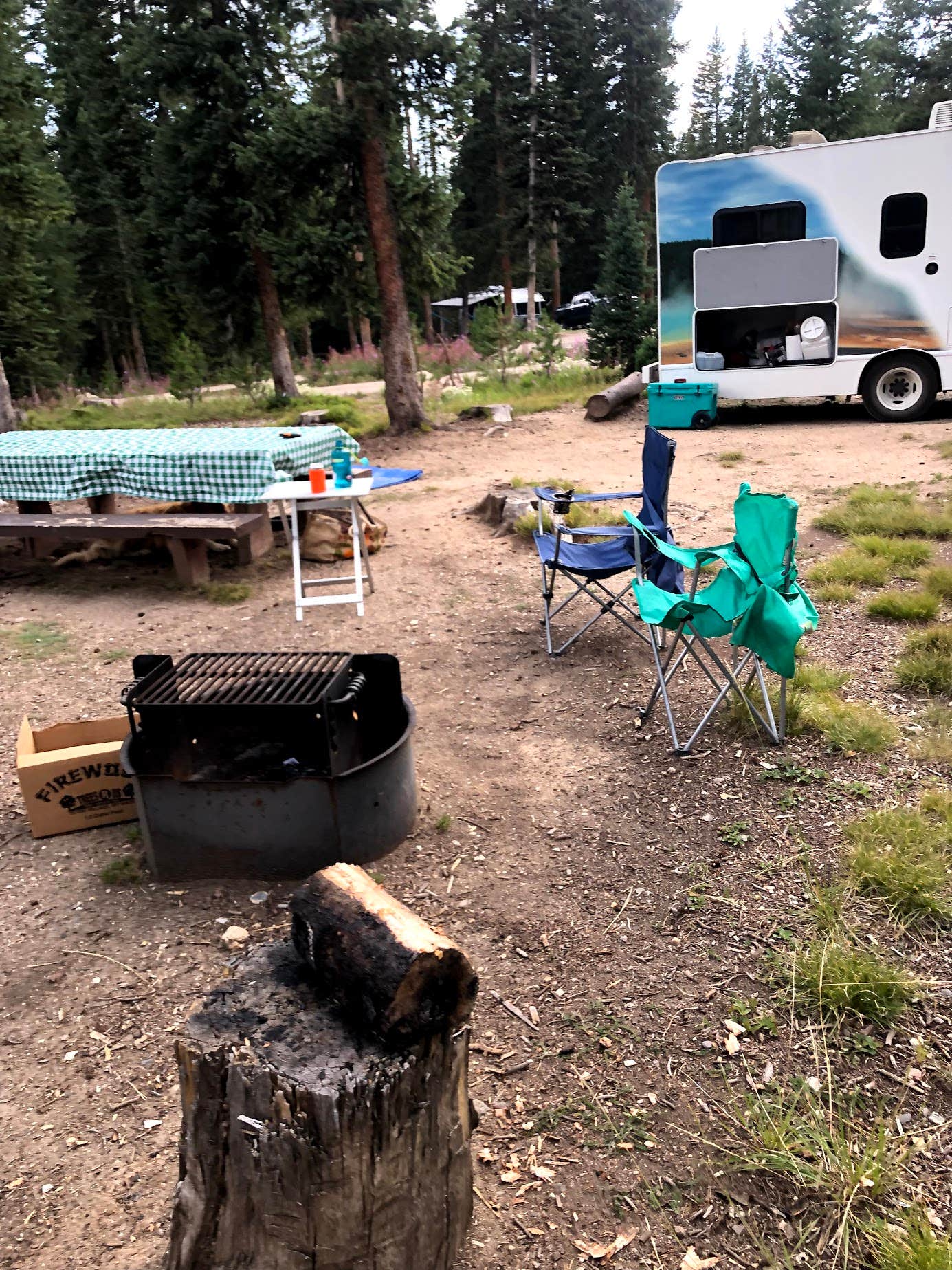 Austin C.'s photo of rv camping at Meadows Campground near Steamboat Springs, CO