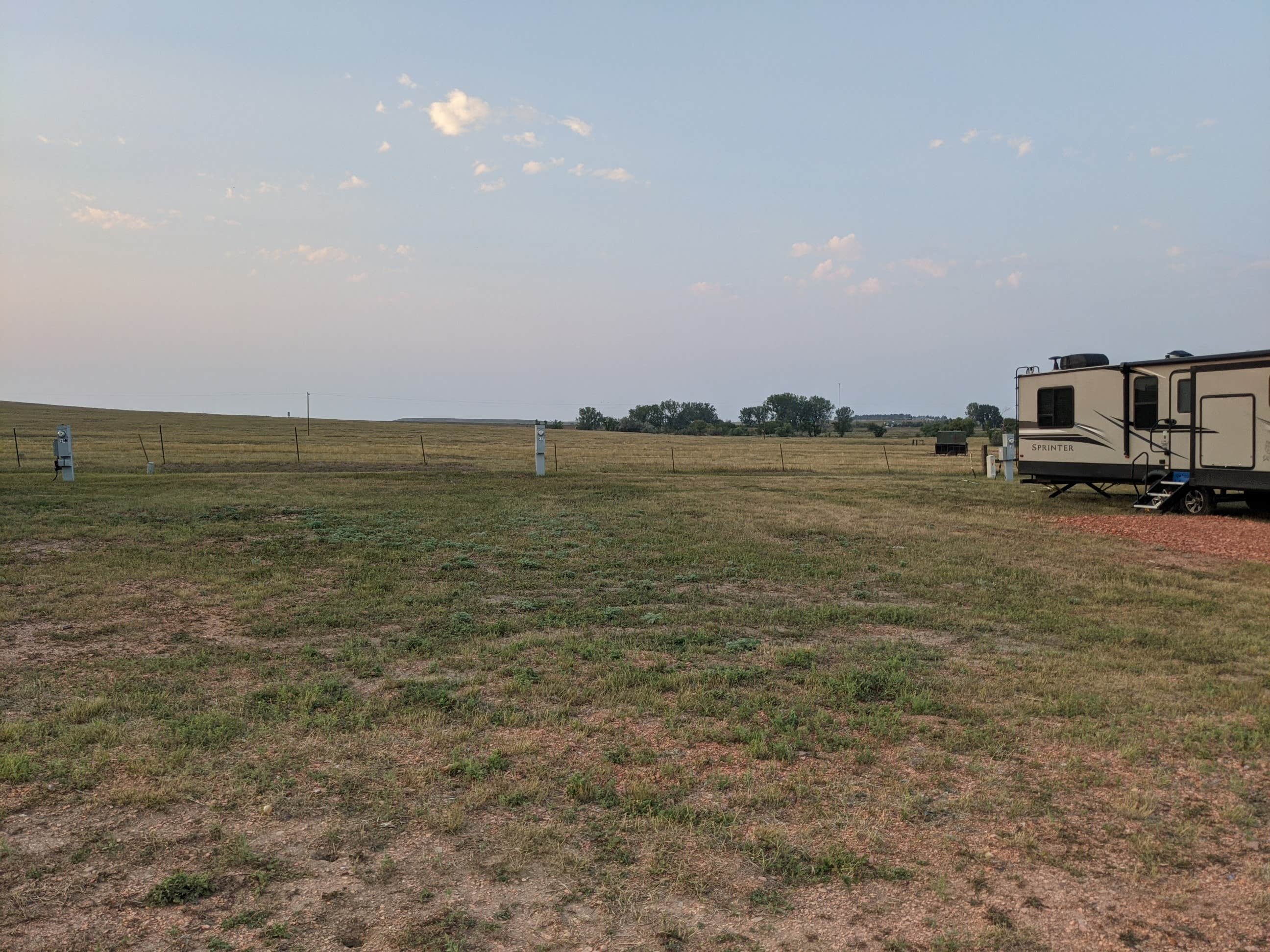 Michelle M.'s photo of rv camping at The Crossings Campground near Amidon, ND