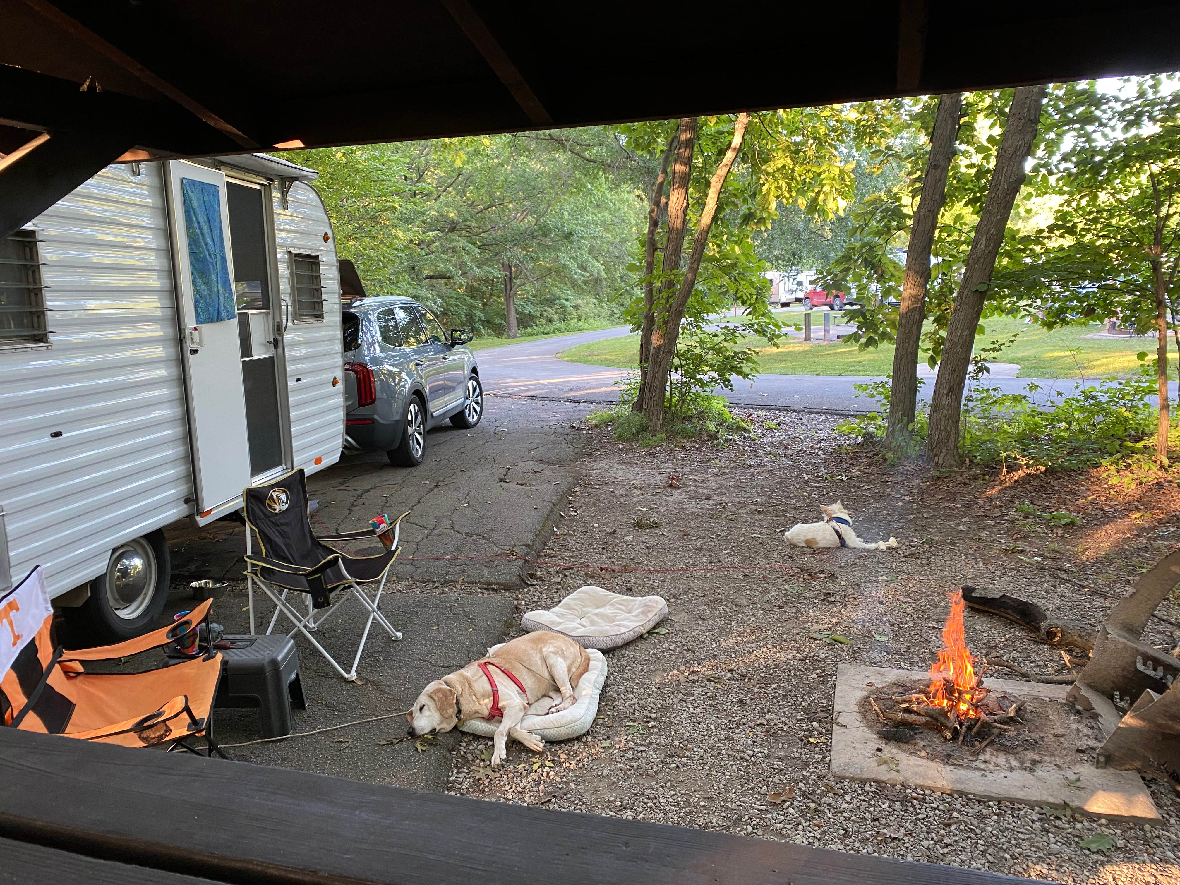 Jim P.'s photo of rv camping at Wallace State Park Campground near Jamesport, MO