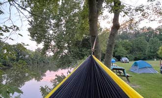 Camping near Monroe-Toledo North KOA: River Raisin Canoe Livery & Campground, Dundee, Michigan