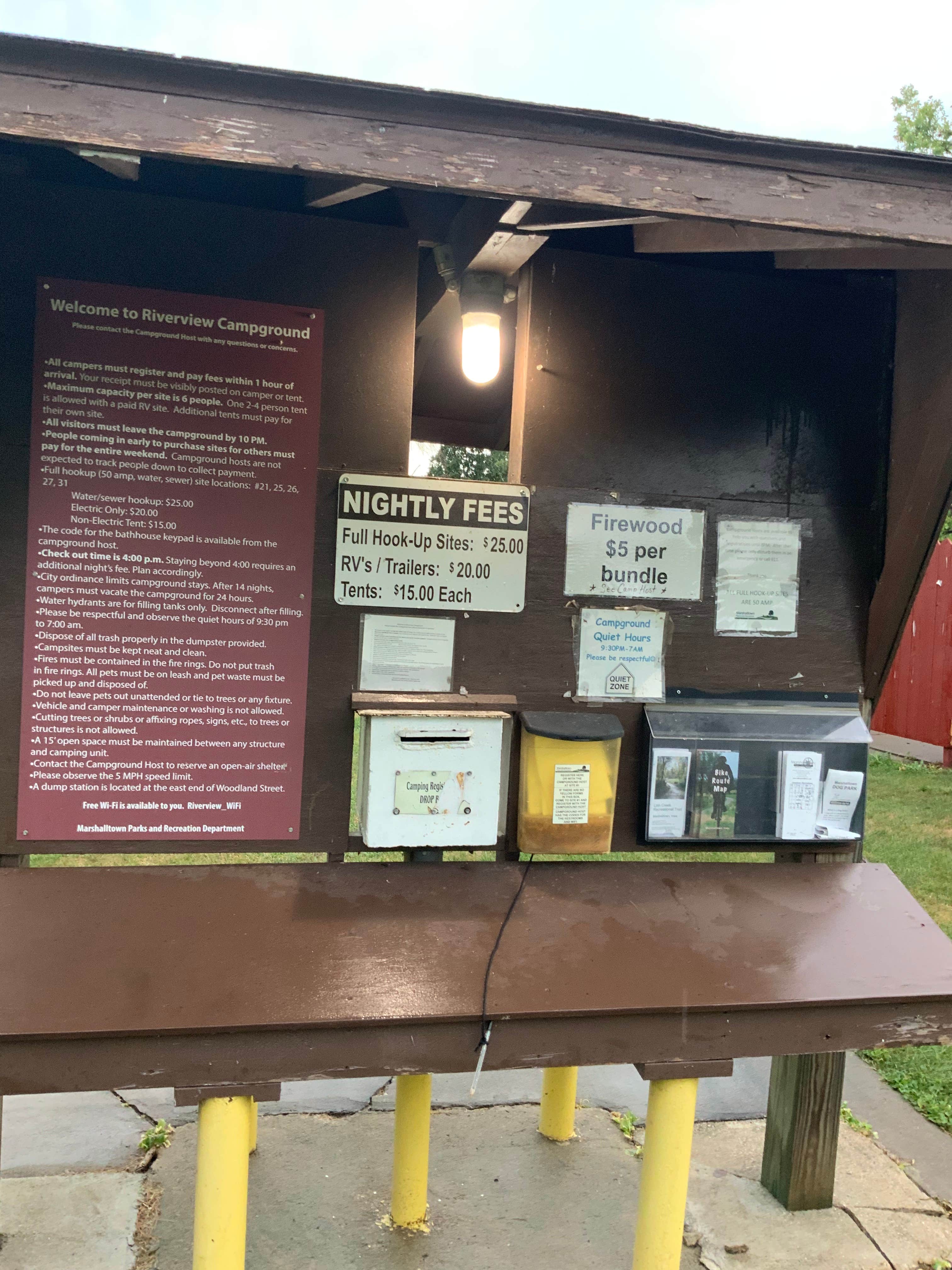 Camping near Hickory Grove Campground: Riverview Park Campground, Marshalltown, Iowa