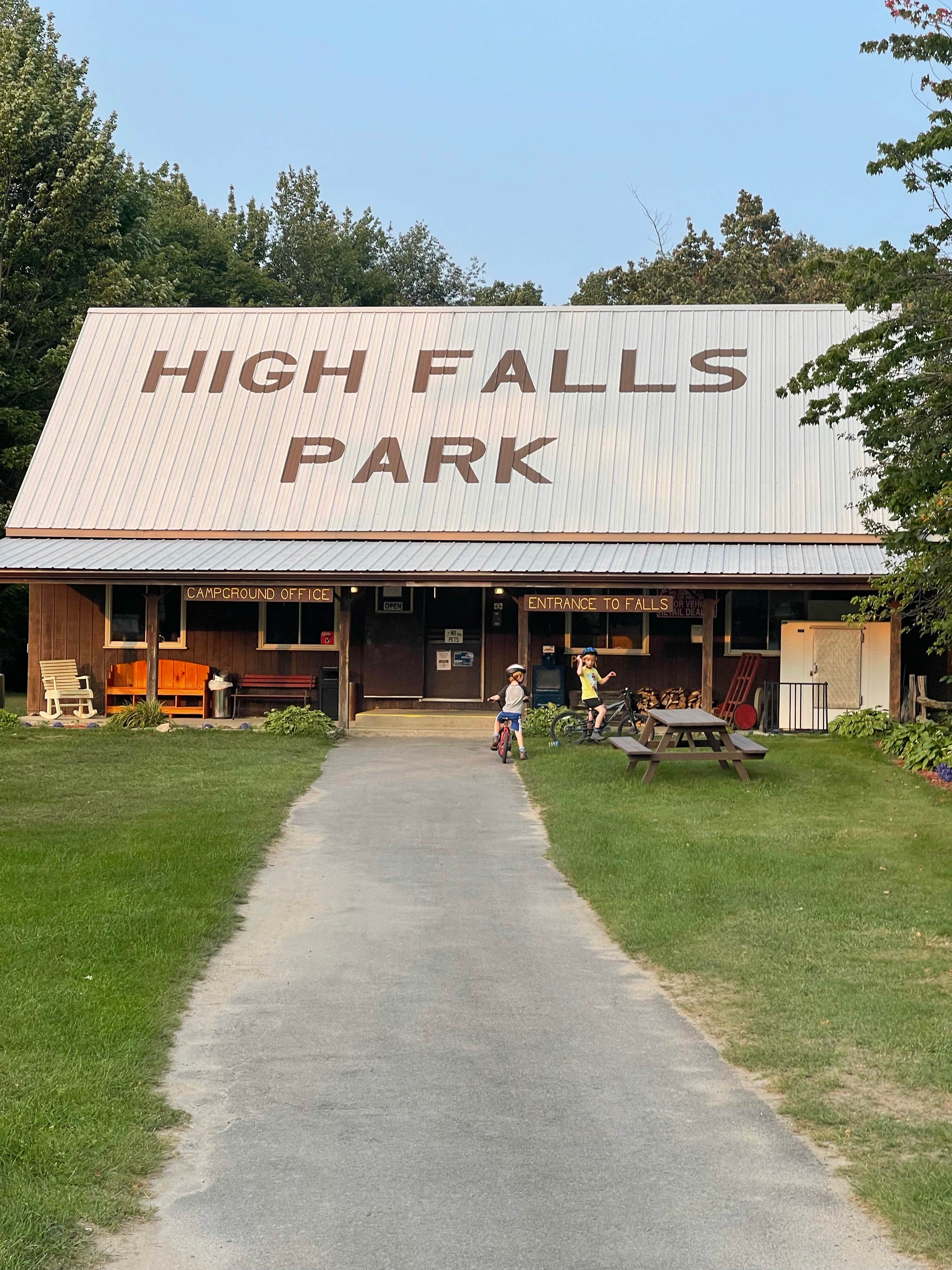 Camping near Deer River Campsite: High Falls Park Campground, Malone, New York