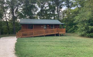 Kerry M.'s photo of a cabin at Tower Rock in Iowa