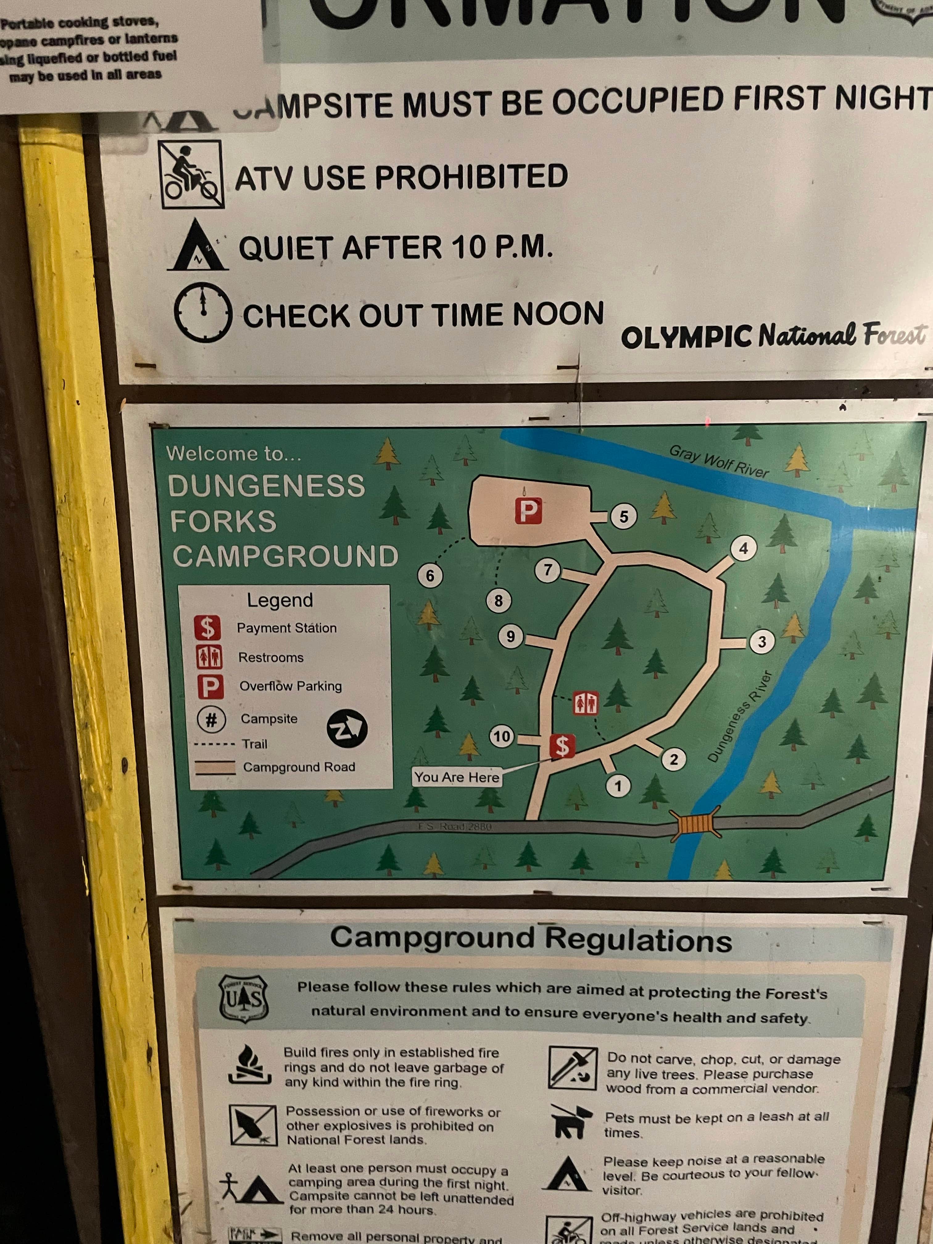 Camper submitted image from Dungeness Forks Campground - 4