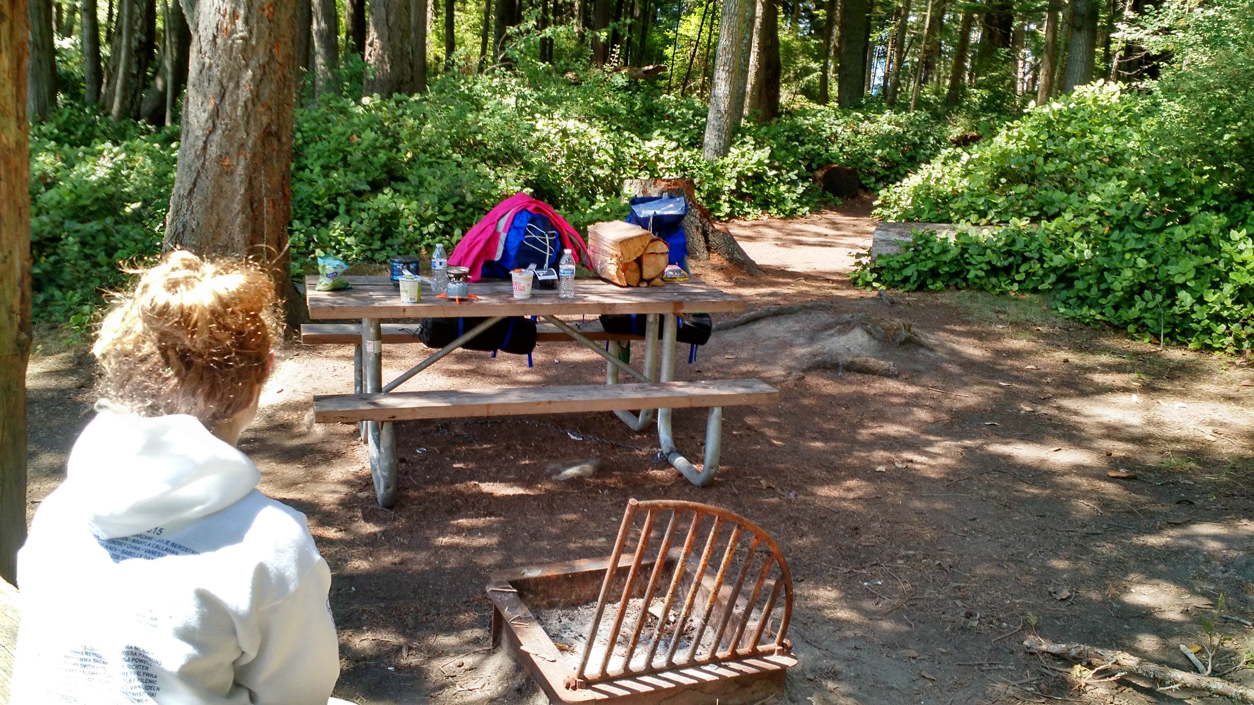 Camper-submitted photo at Obstruction Pass State Park Campground near Anacortes, WA