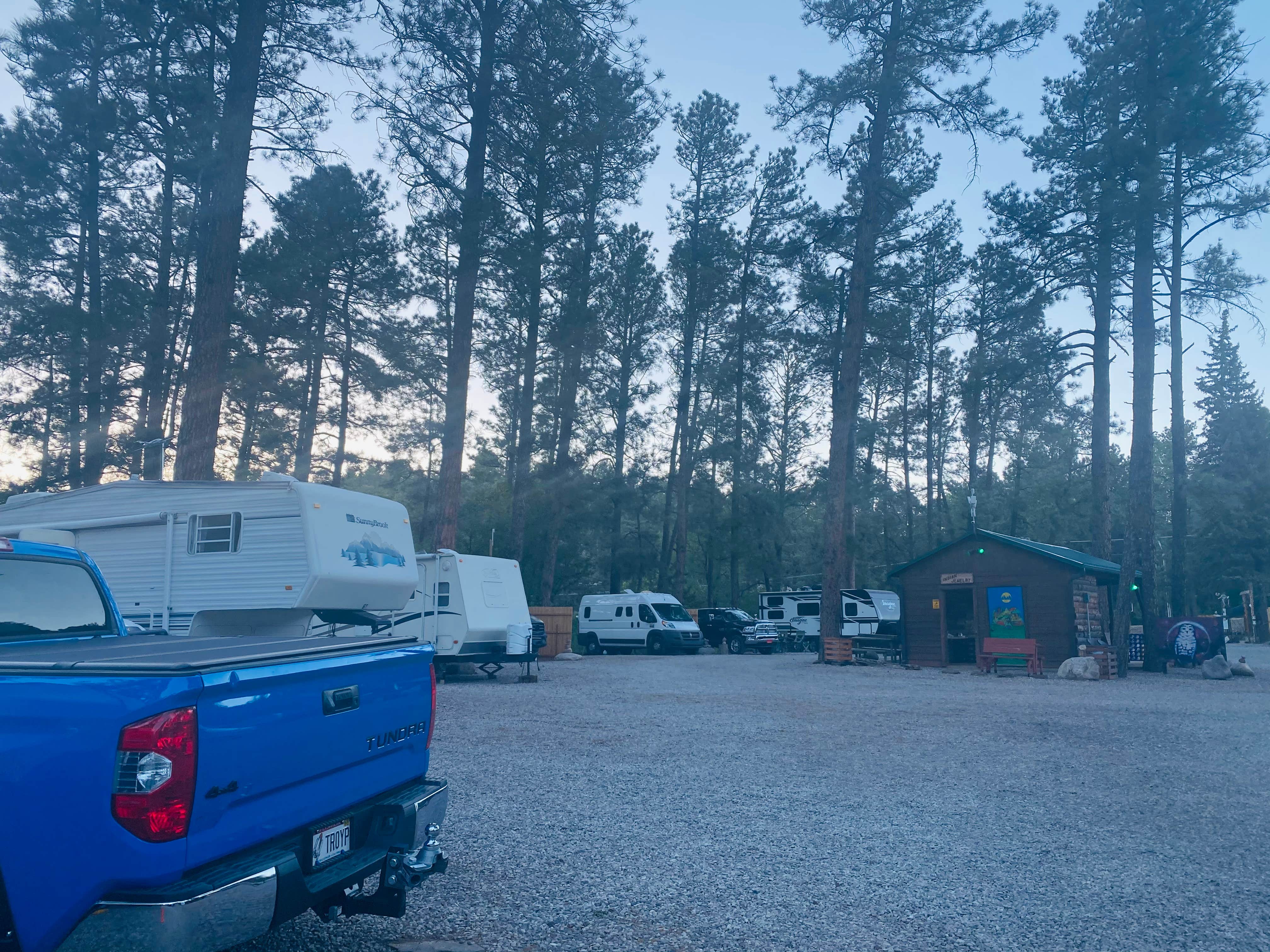 Milagros B.'s photo of rv camping at Midtown Mountain Campground & RV Park near Bent, NM