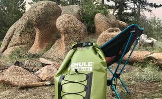 Carrie C.'s photo of a dispersed camping area at Forest Service Road 700 Designated Dispersed Camping near Laramie, WY