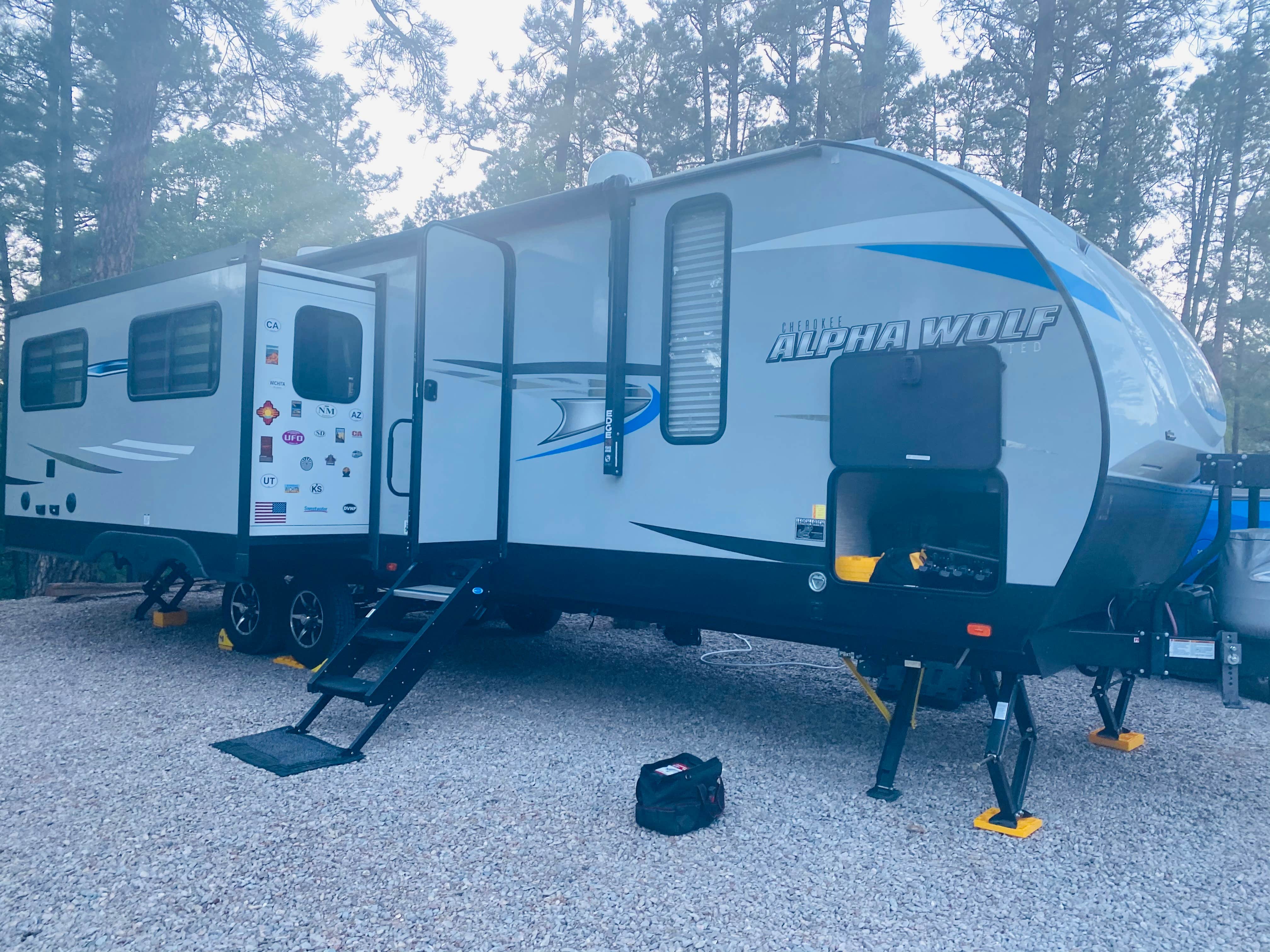 Milagros B.'s photo of rv camping at Midtown Mountain Campground & RV Park near Capitan, NM