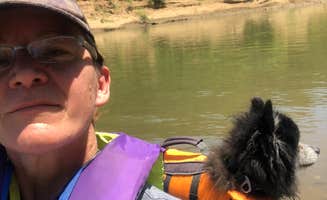 Shelly S.'s photo of camping with pets at Pine Ridge near Herod, IL