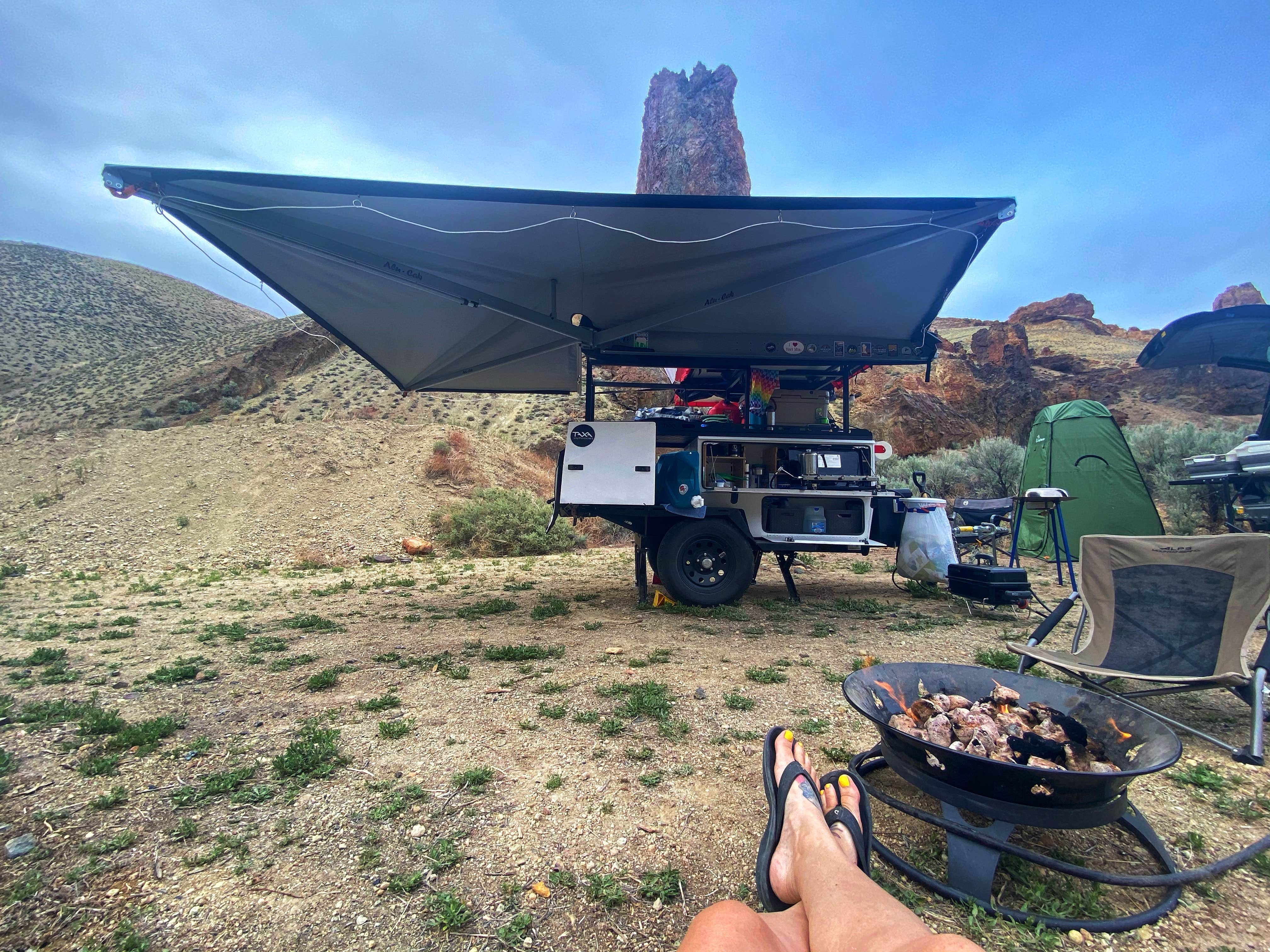 Monica W.'s photo at Slocum Creek (Leslie Gulch) Campground near Homedale, ID