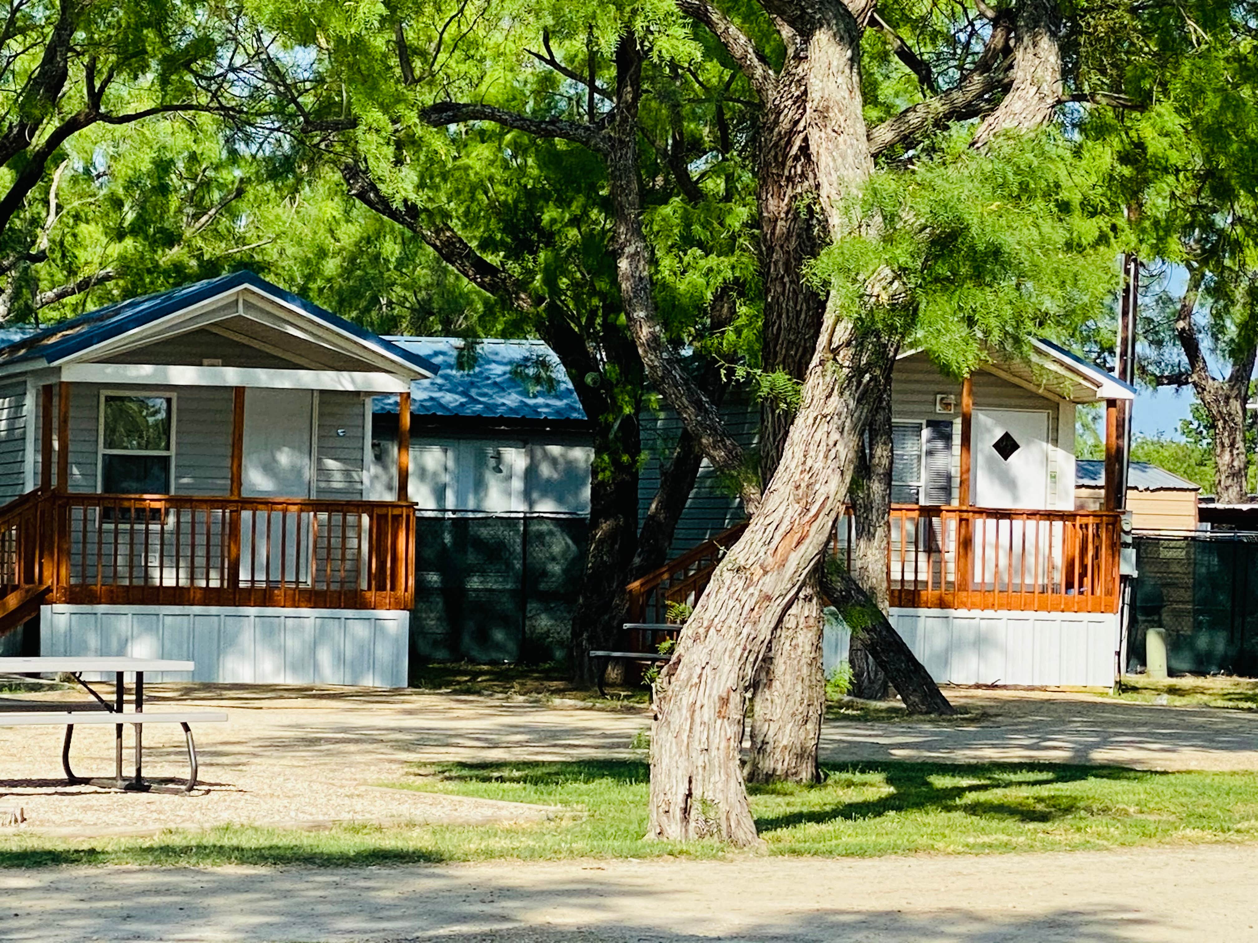 Milagros B.'s photo of a cabin at Spring Creek Marina & RV Park near Robert Lee, TX