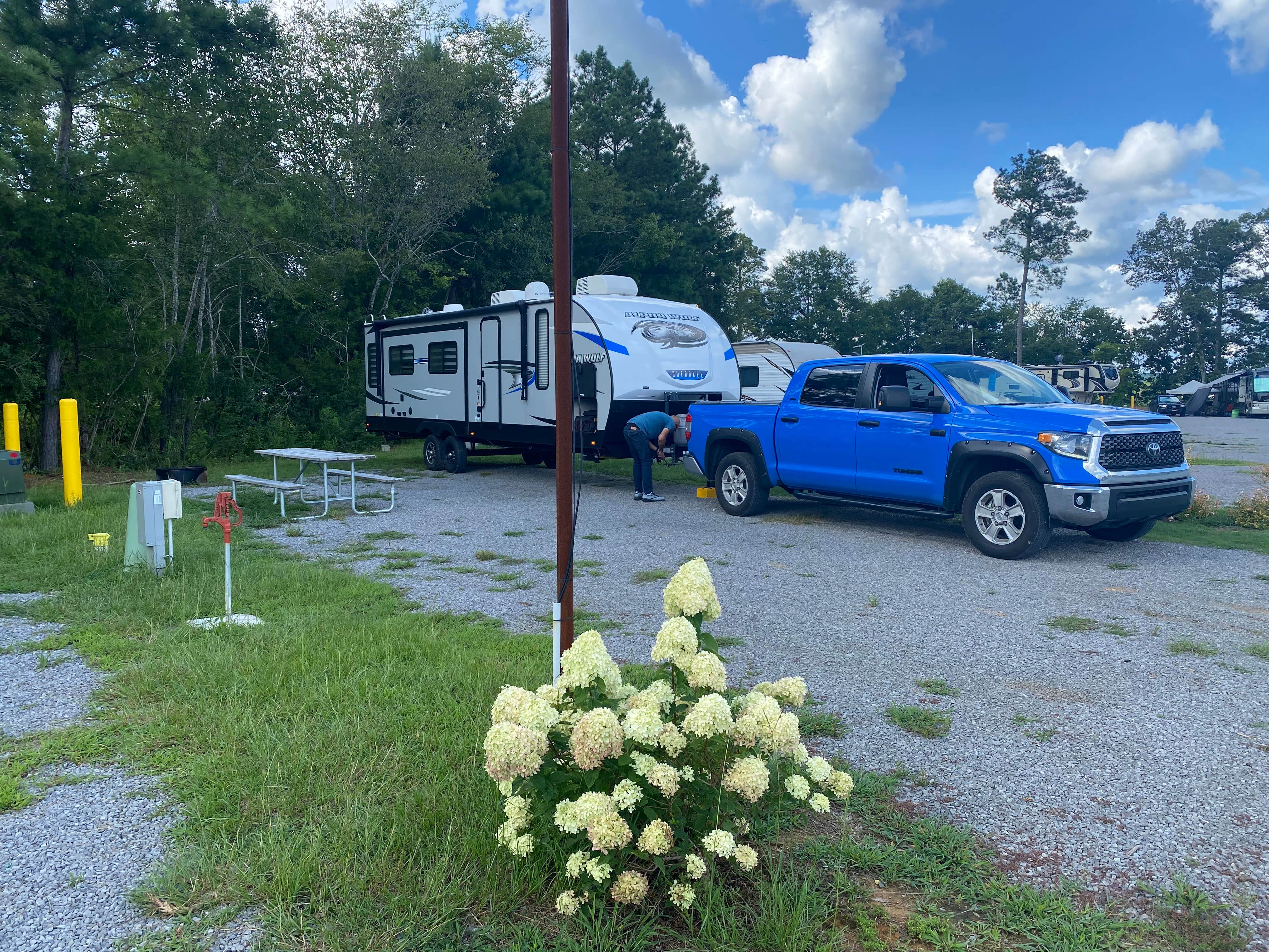 Milagros B.'s photo of rv camping at Thousand Trails Hidden Cove near Oneonta, AL