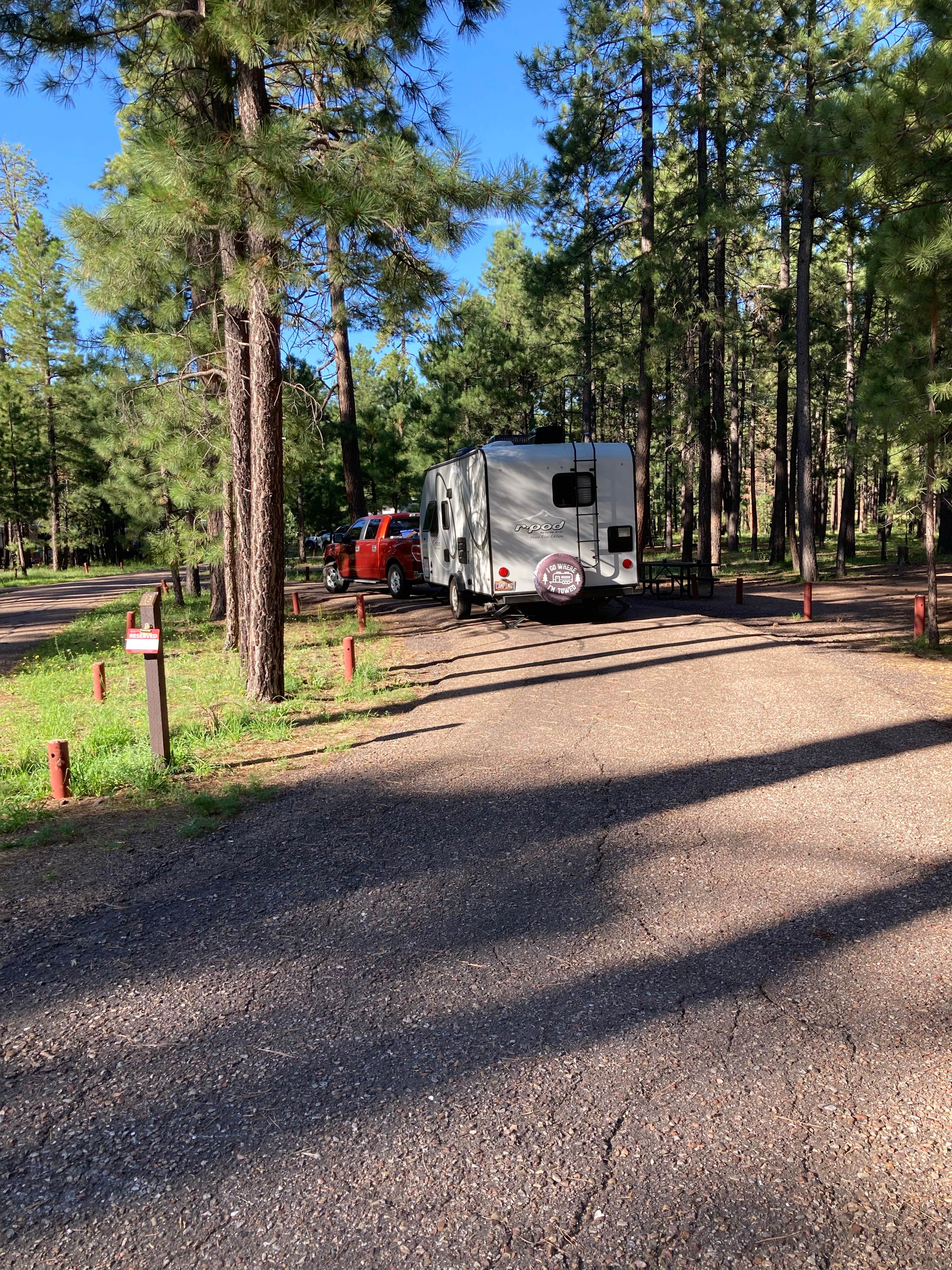 Chris P.'s photo of rv camping at Sitgreaves National Forest Canyon Point Campground near Forest Lakes, AZ