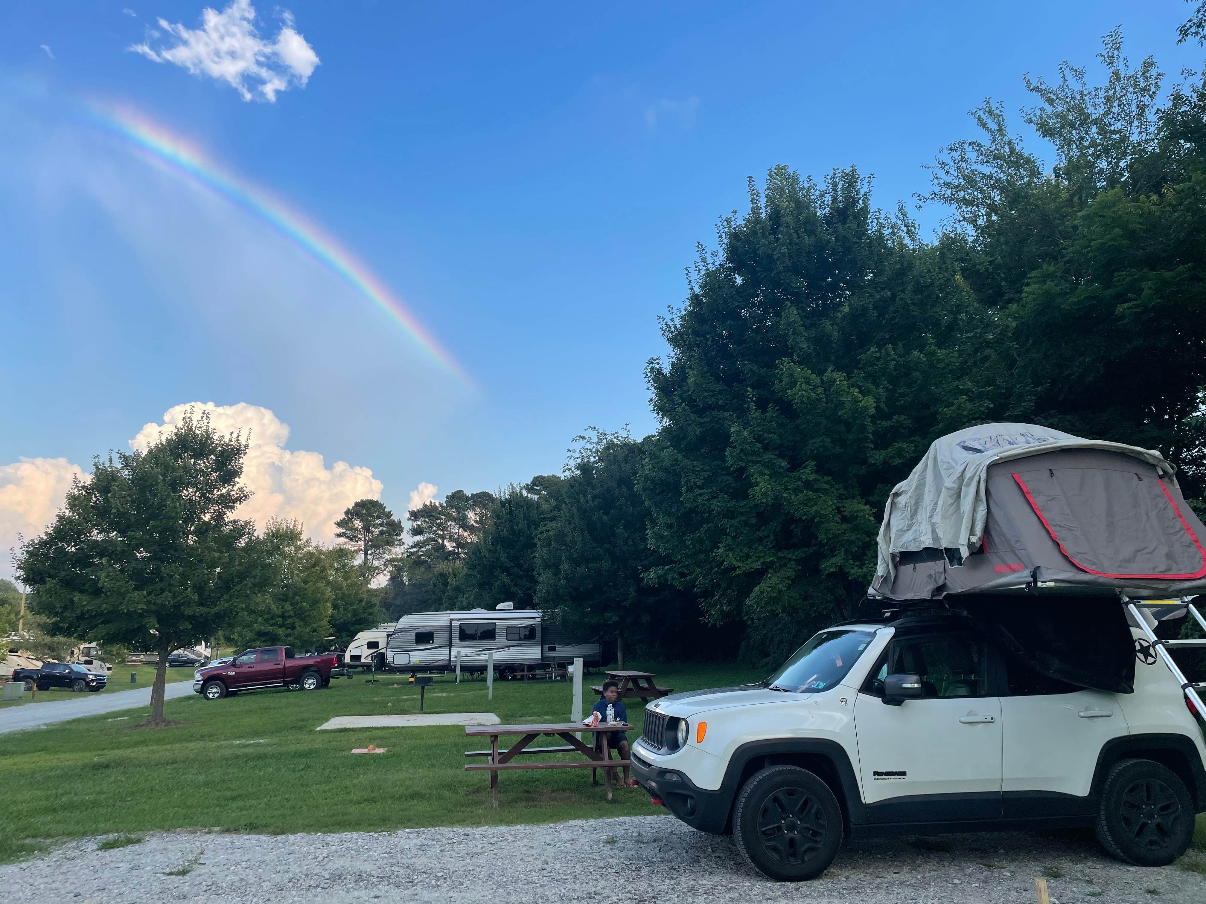Tiffany M.'s photo of rv camping at Yogi Bear's Jellystone Park At Delaware Beaches near Ridgely, MD