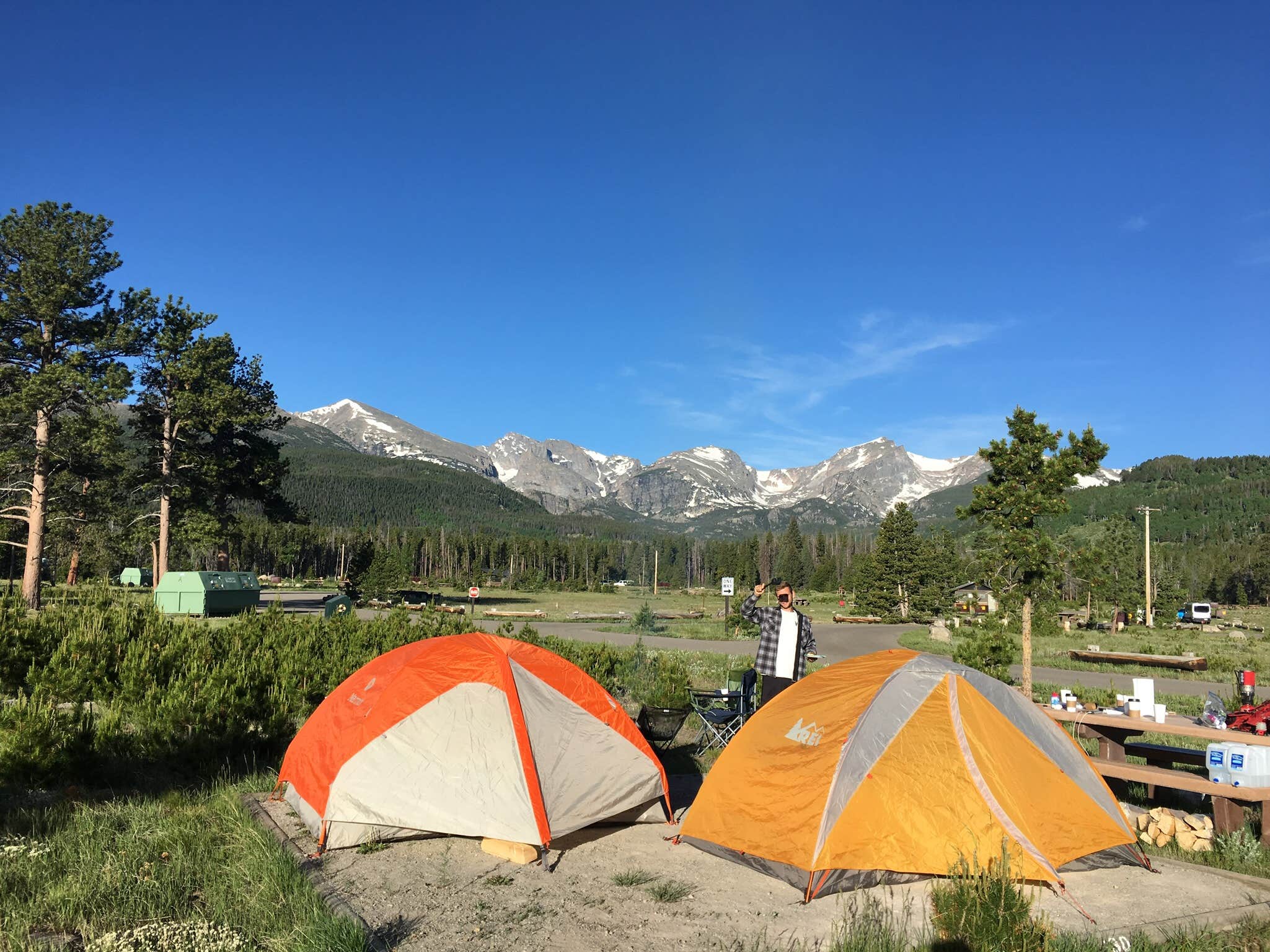 Glacier Basin Campground Map