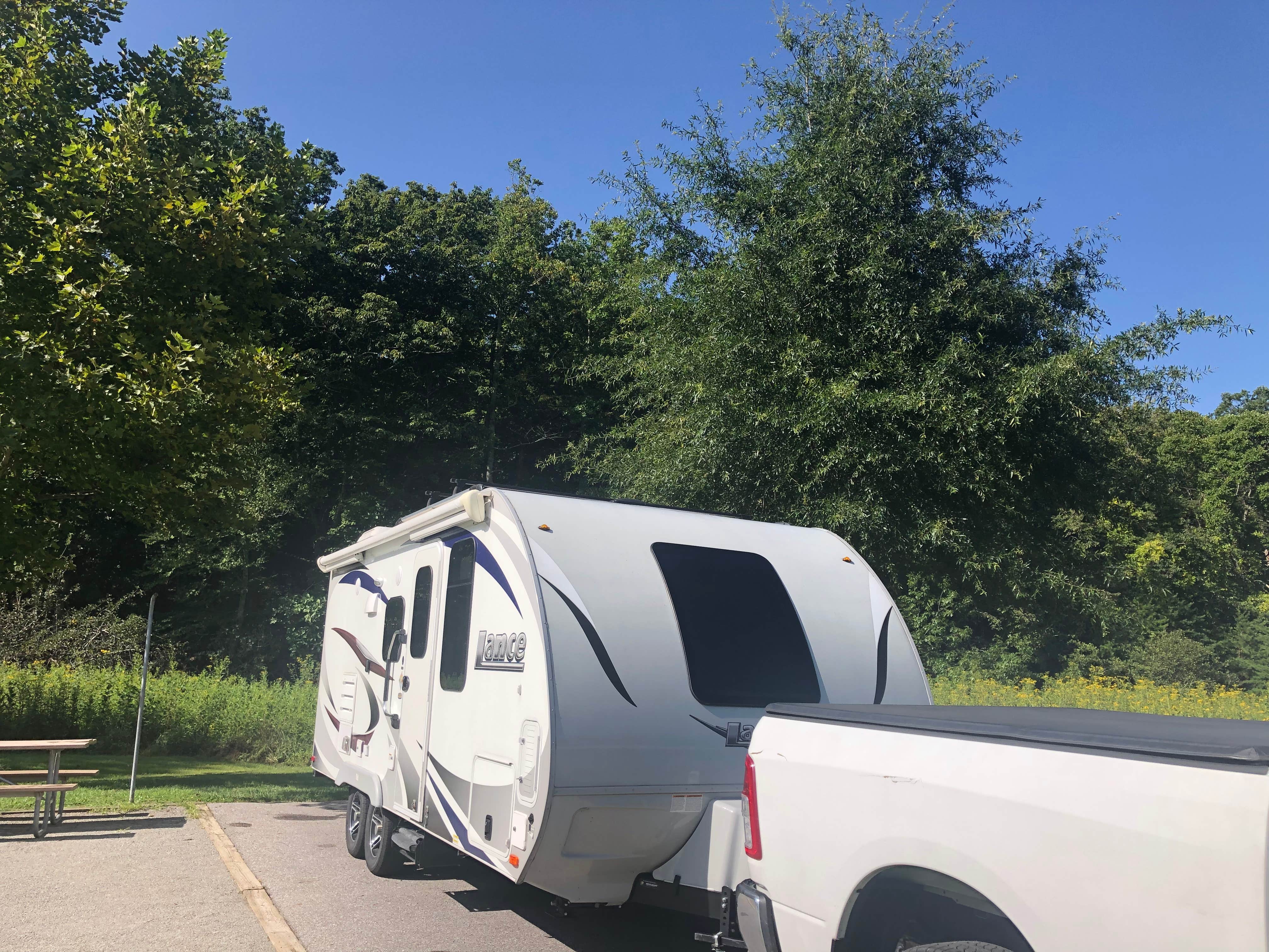 Nicky's photo of rv camping at Stone Mountain State Park Campground near Elkin, NC