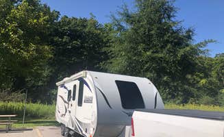 Nicky's photo of rv camping at Stone Mountain State Park Campground near North Wilkesboro, NC
