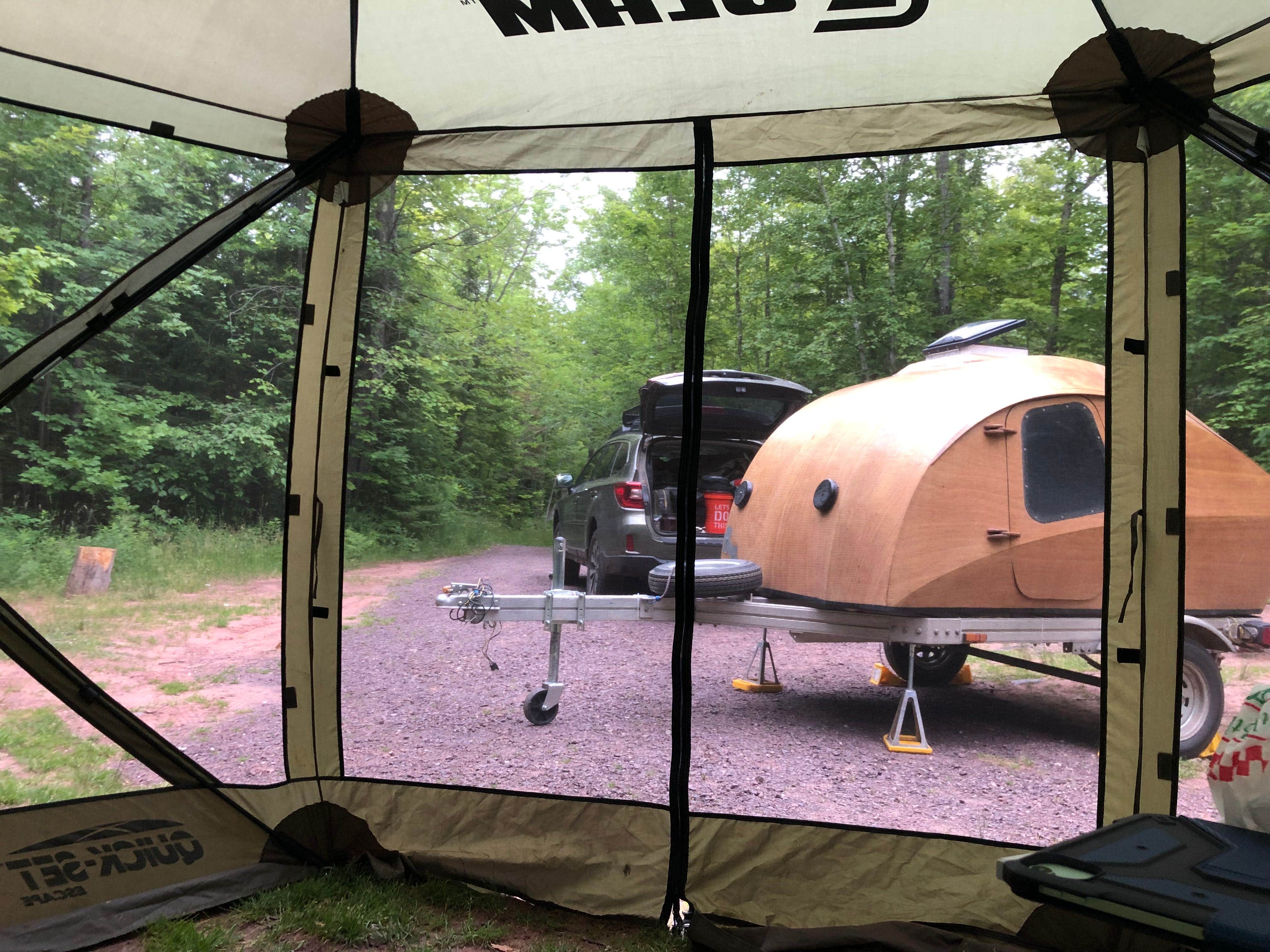 Camper-submitted photo at Union River Rustic Outpost Camp — Porcupine Mountains Wilderness State Park near White Pine, MI