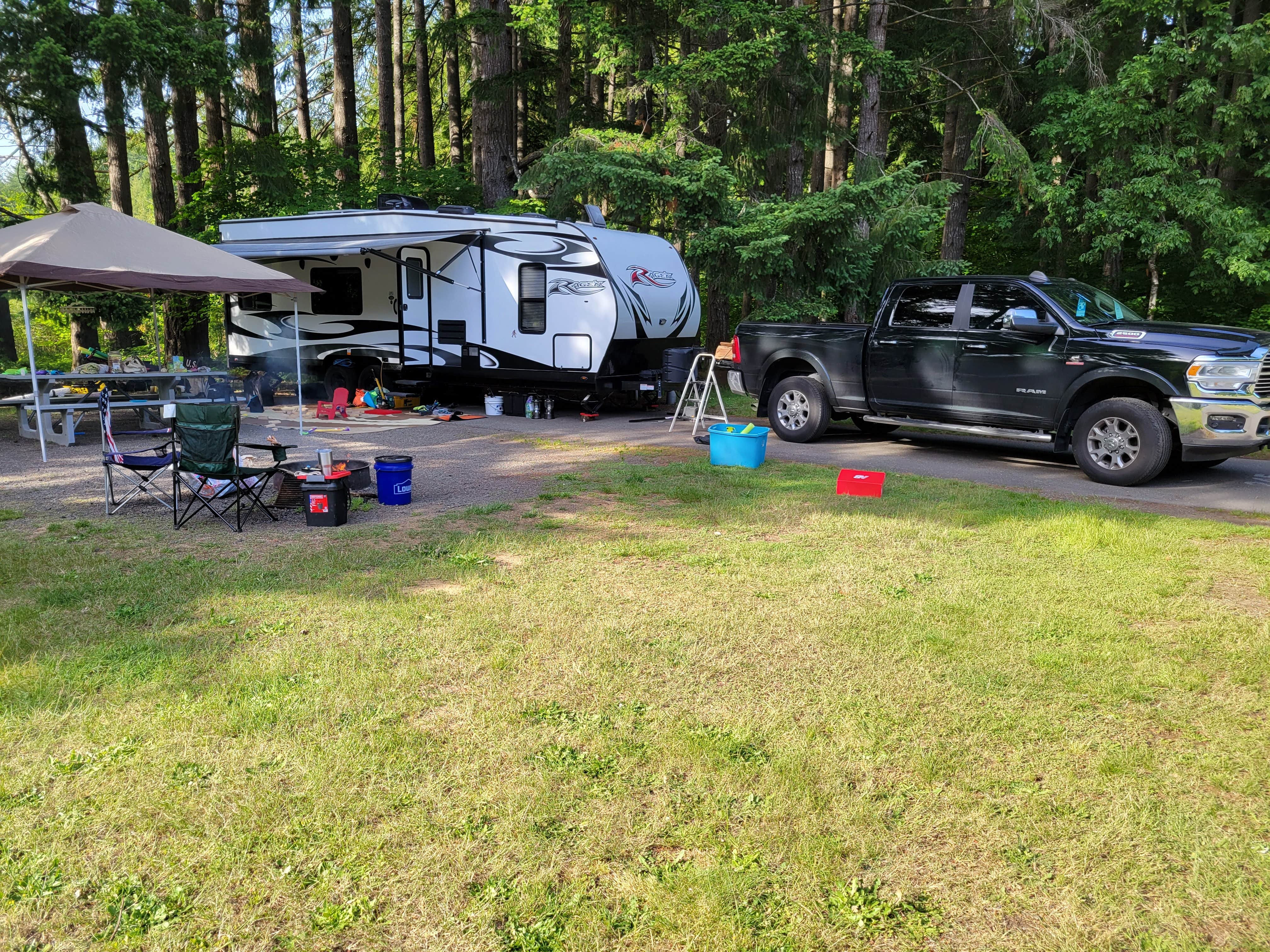 Sharon J.'s photo of rv camping at Millersylvania State Park Campground near Tumwater, WA