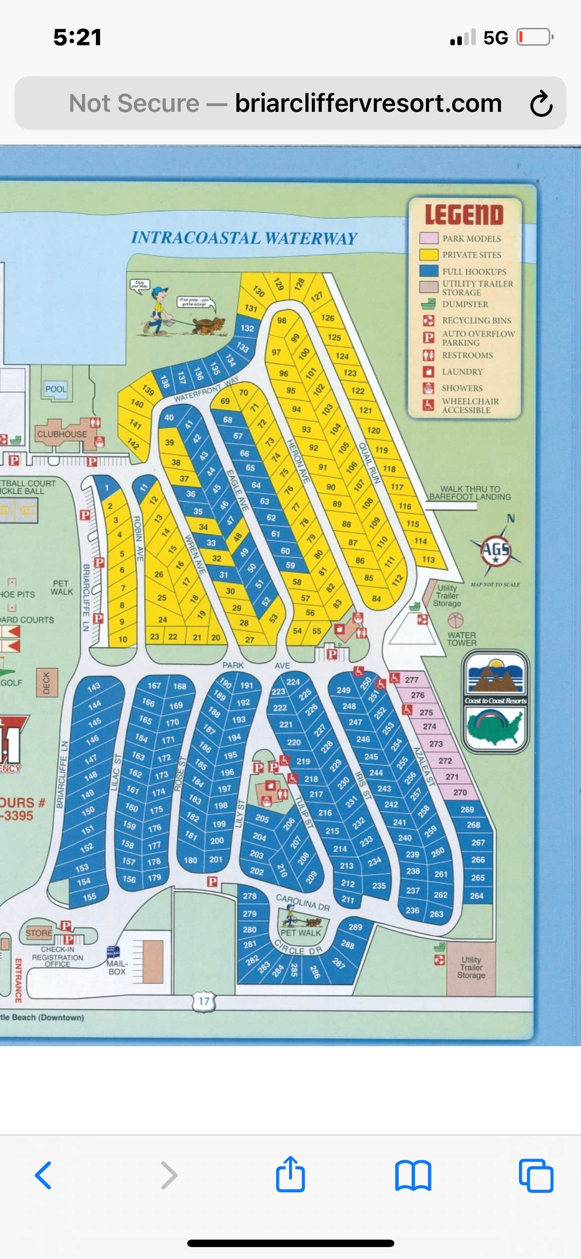 Camper-submitted photo at Briarcliffe RV Resort near Georgetown, SC