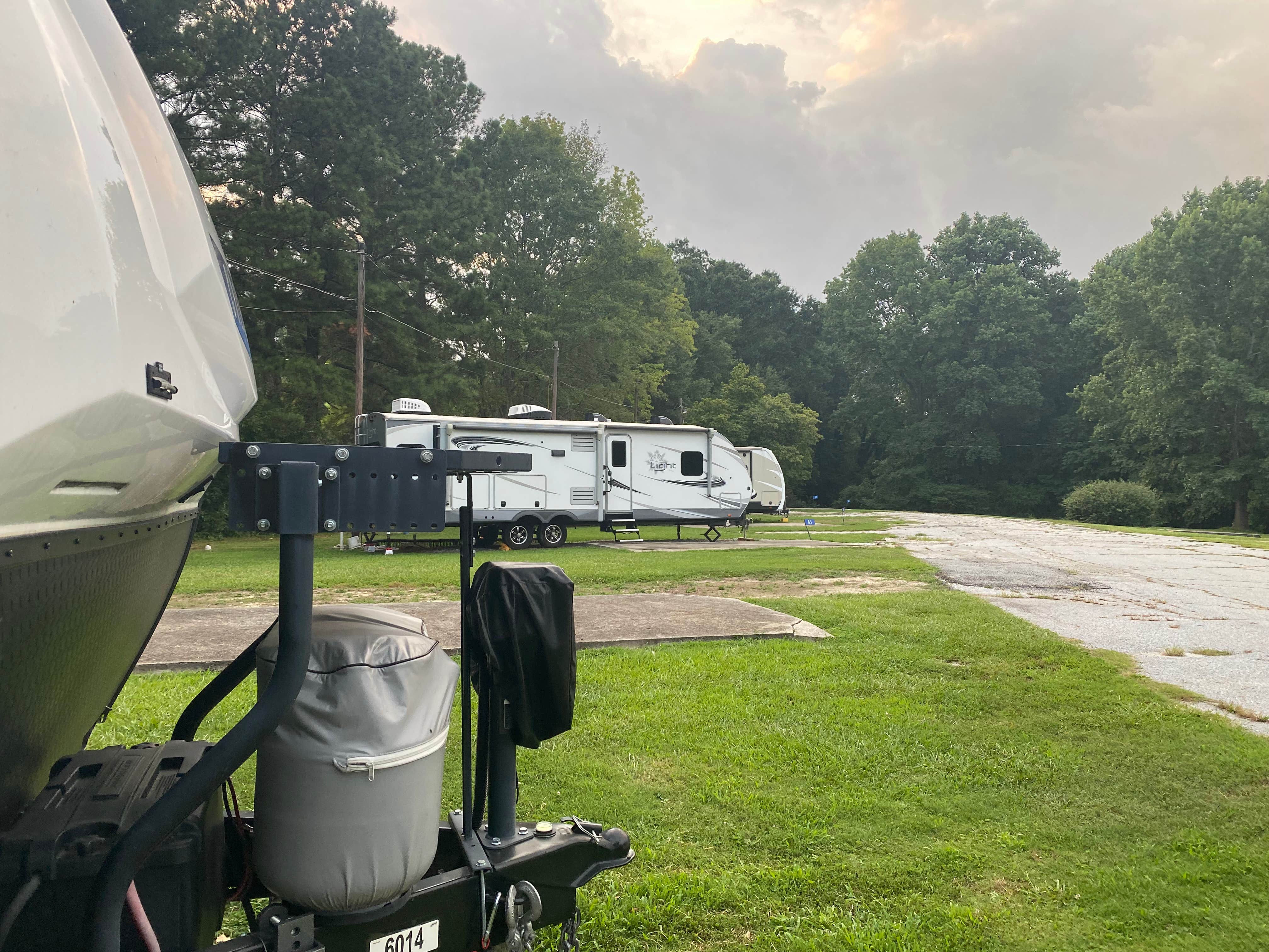 Milagros B.'s photo of rv camping at Stone Mountain Heights RV & Mobile Home Park - PERMANENTLY CLOSED near Marietta, GA