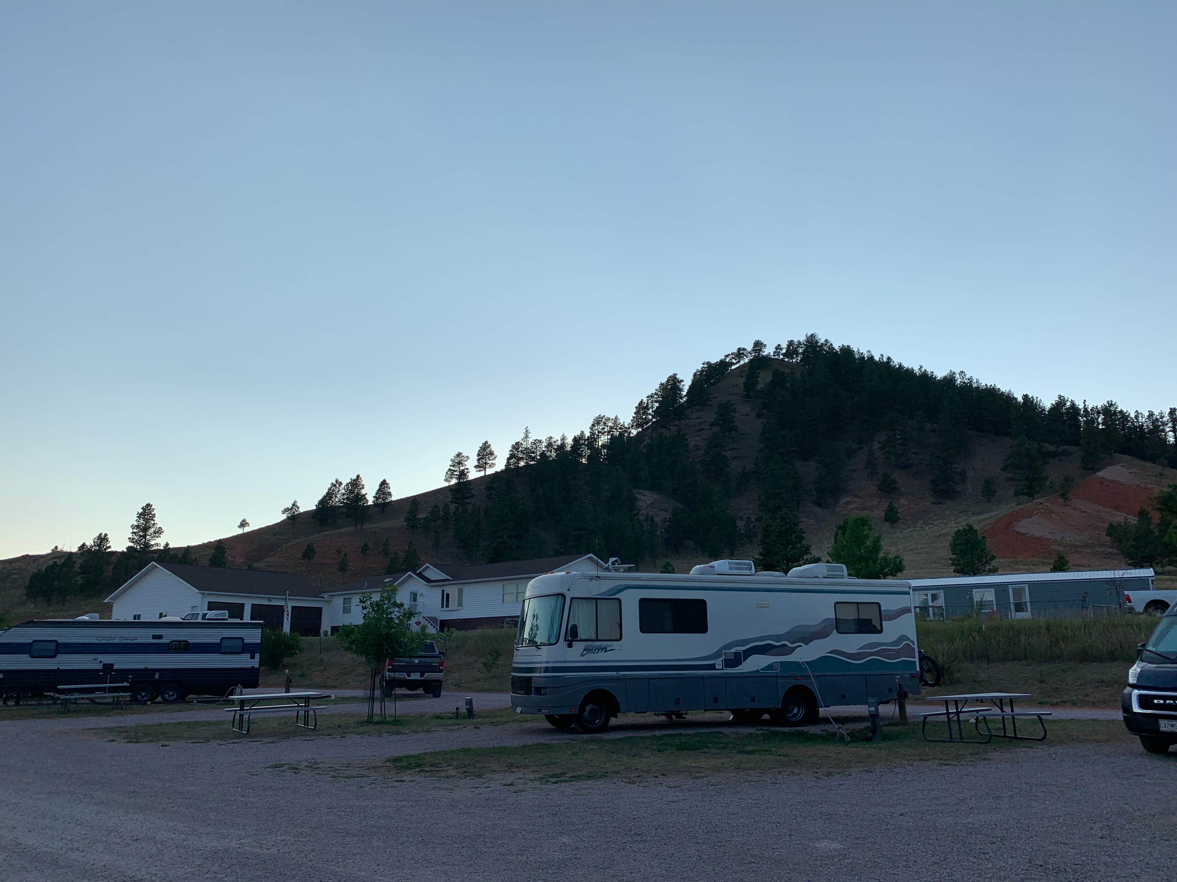 Shari M.'s photo of rv camping at Mountain View RV Park & Campground near Devils Tower National Monument