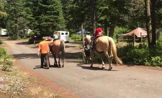 Camping near Lake Merrill- State Forest: Kalama Horse Camp Campground, Cougar, Washington