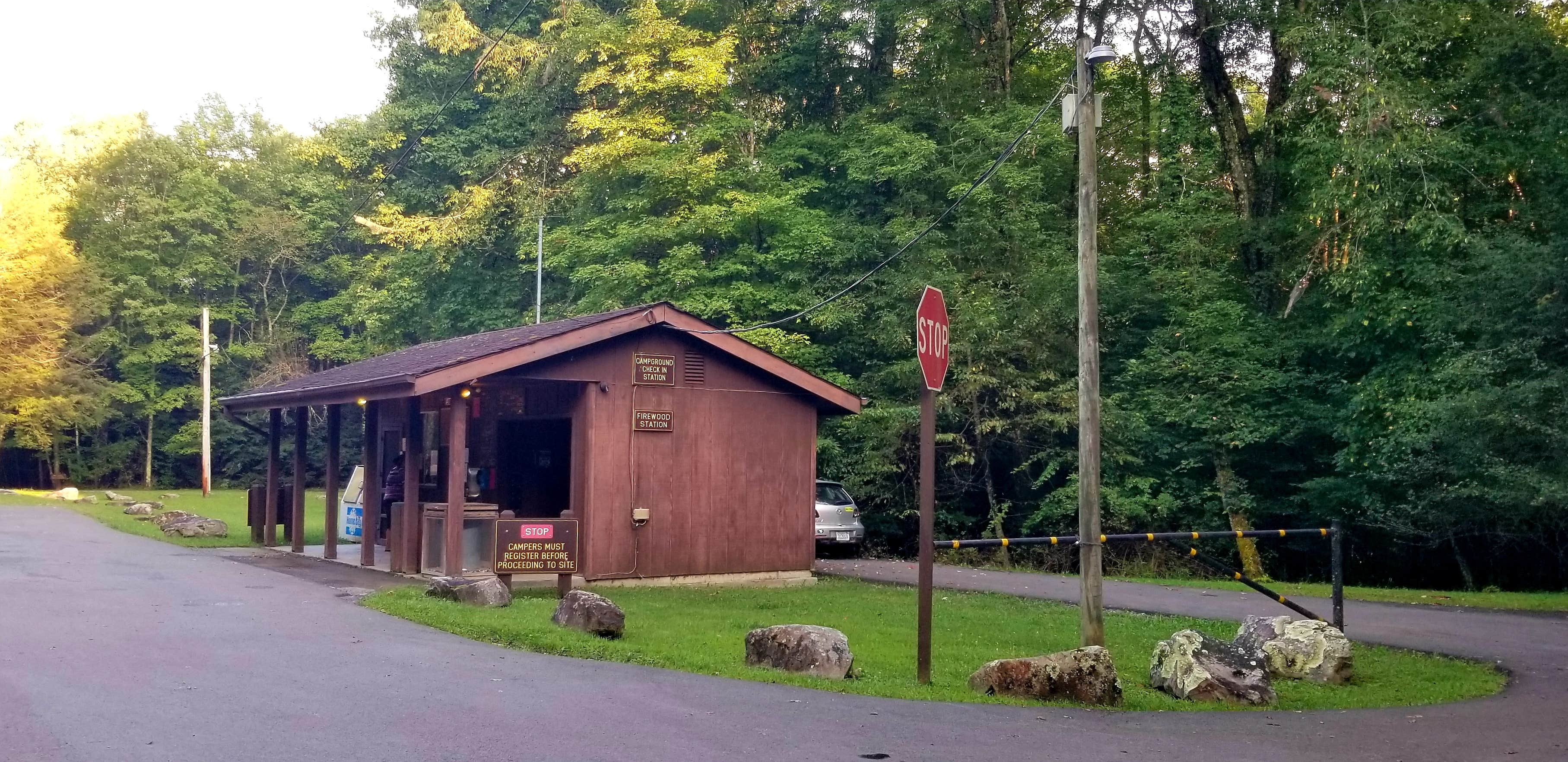 Katrin M.'s photo of glamping accommodations at Babcock State Park Campground near Herndon, WV