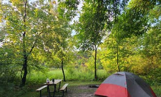 Camping near Lake Elmo County Park Reserve: Rice Creek Campgrounds, Lino Lakes, Minnesota