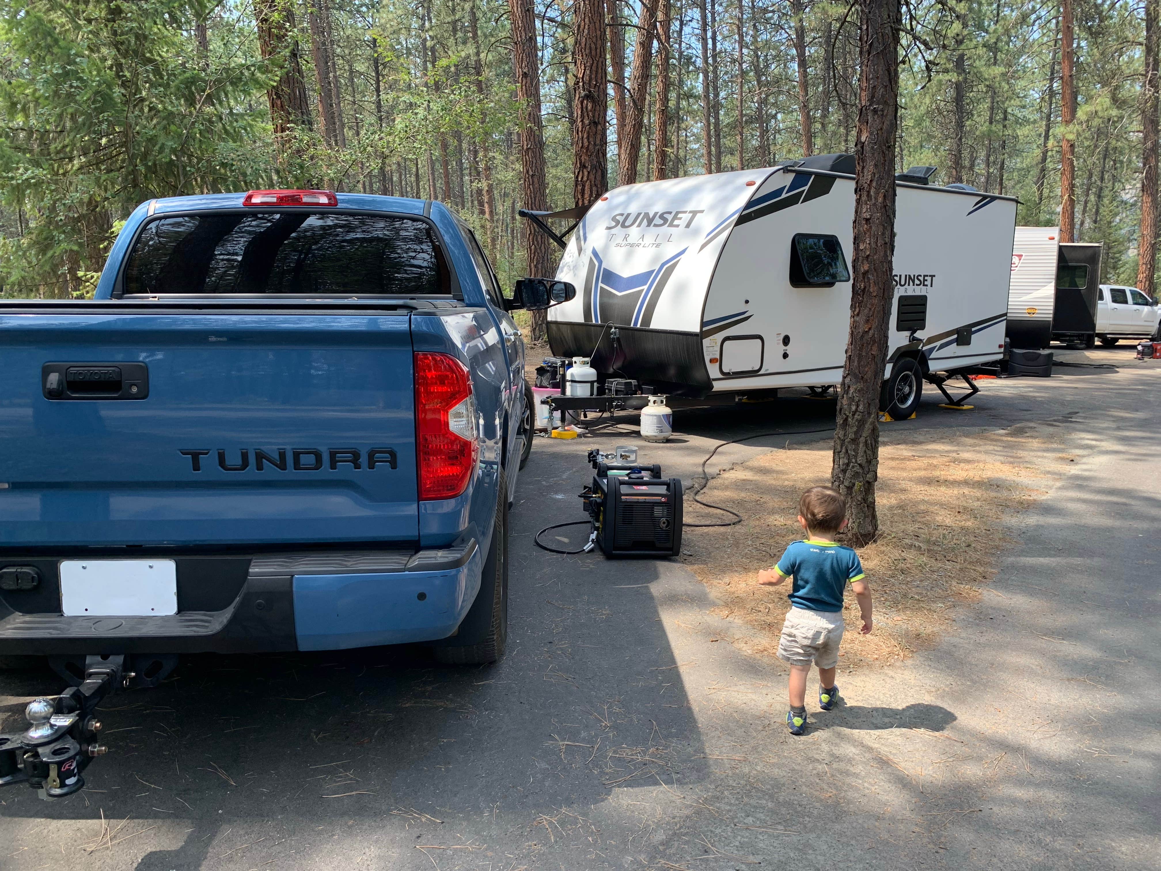 Eric H.'s photo of rv camping at Kettle River Campground — Lake Roosevelt National Recreation Area near Republic, WA