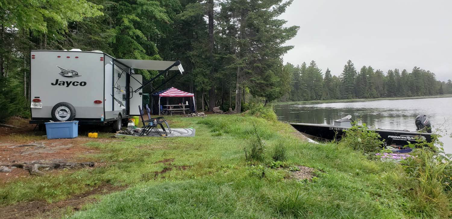 Jean C.'s photo of a dispersed camping area at Seboeis Public Lands in Maine