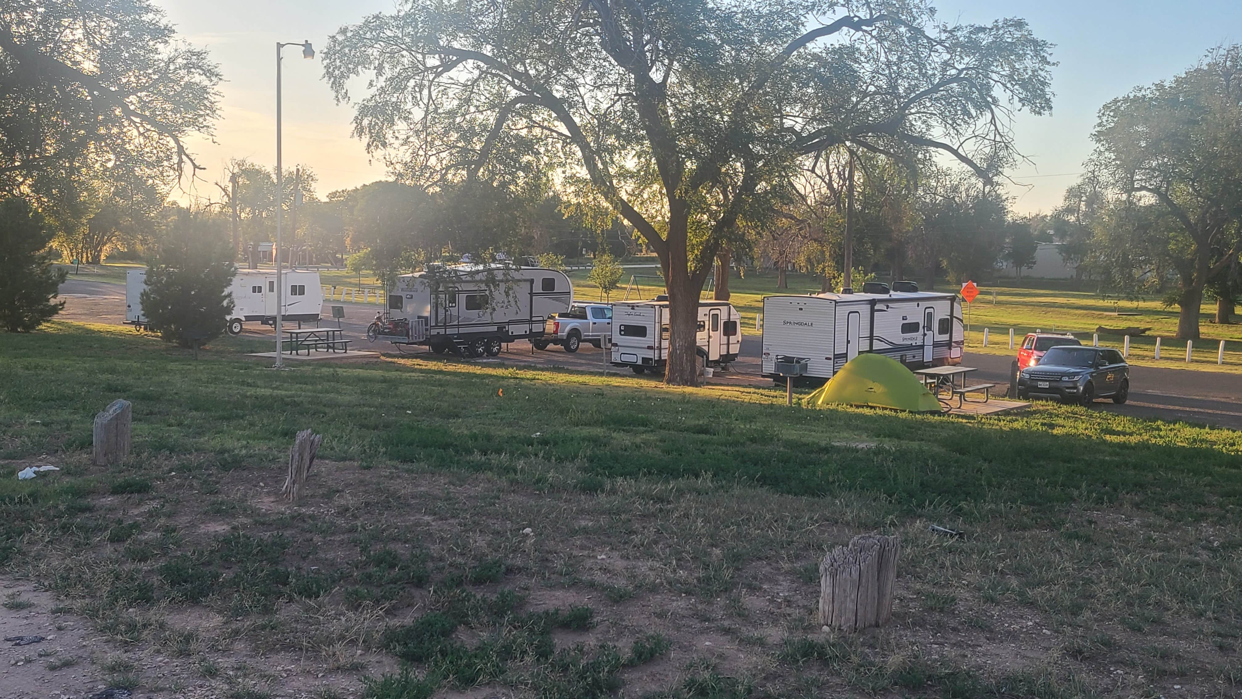 Camper submitted image from Lamesa RV Parking Area - 2