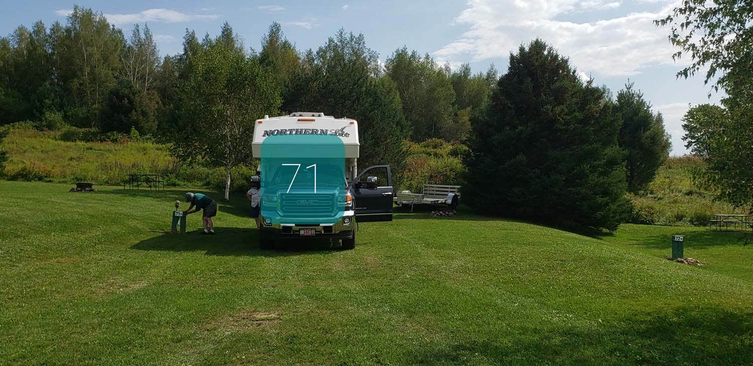 Jean C.'s photo of rv camping at Arndt's Aroostook River Lodge & Campground near Fort Kent, ME